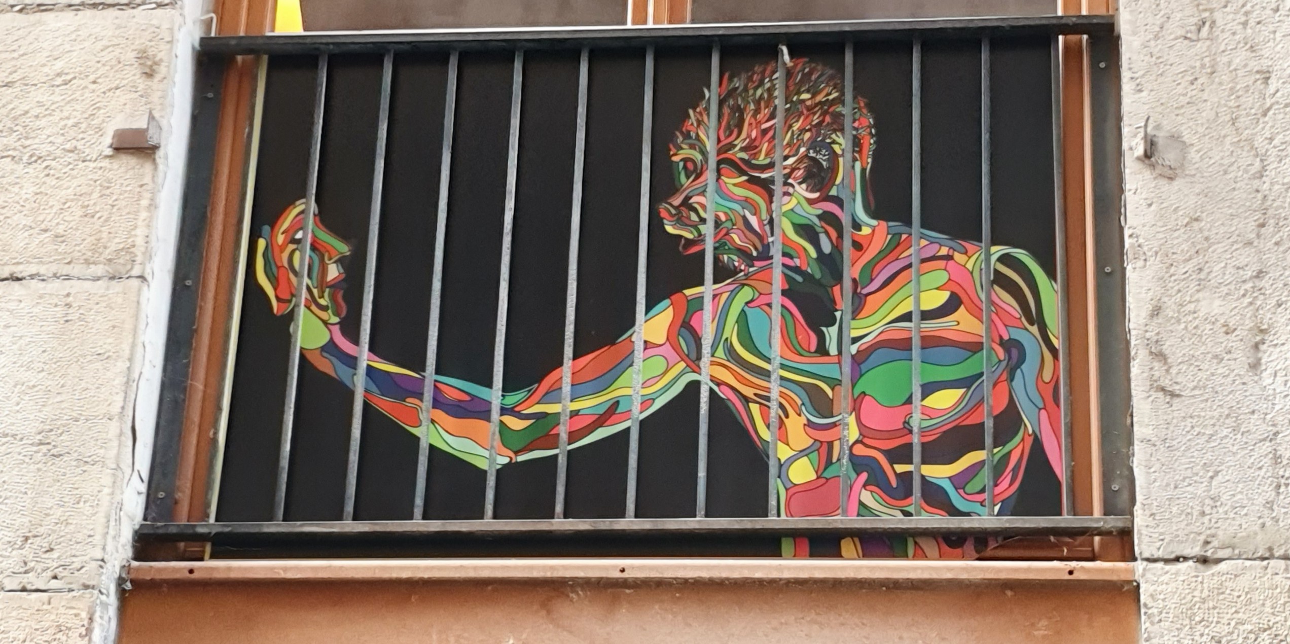 
								Street-art graffiti fresque 
								 
									29-15 Rue Bouteille
									
									Lyon
									France 
									Pat Finder
								Street-Art-Safari.com
								