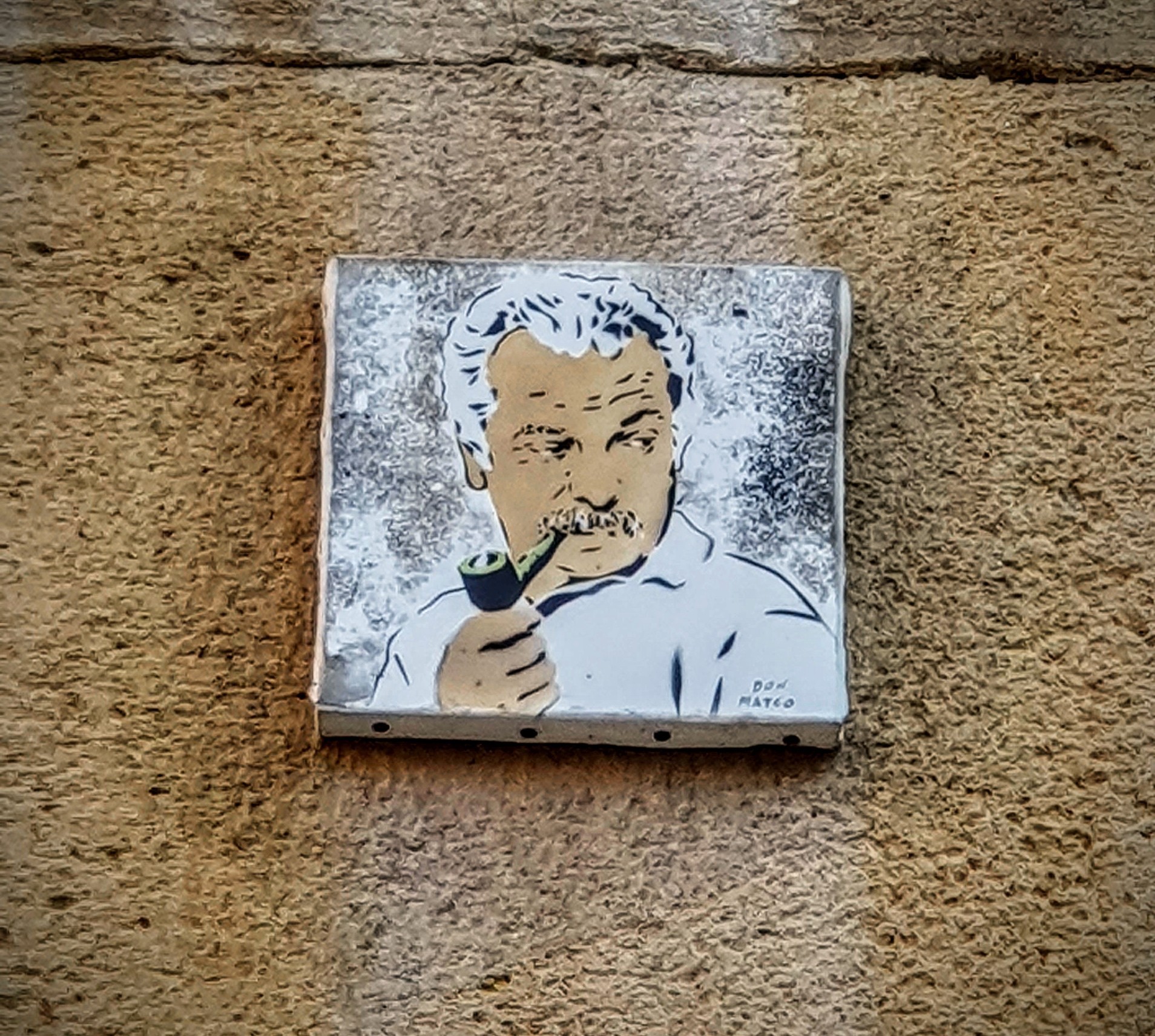 
								Street-art graffiti fresque 
								Don Mateo 
									3 Place Sathonay
									
									Lyon
									France 
									Pat Finder
								Street-Art-Safari.com
								