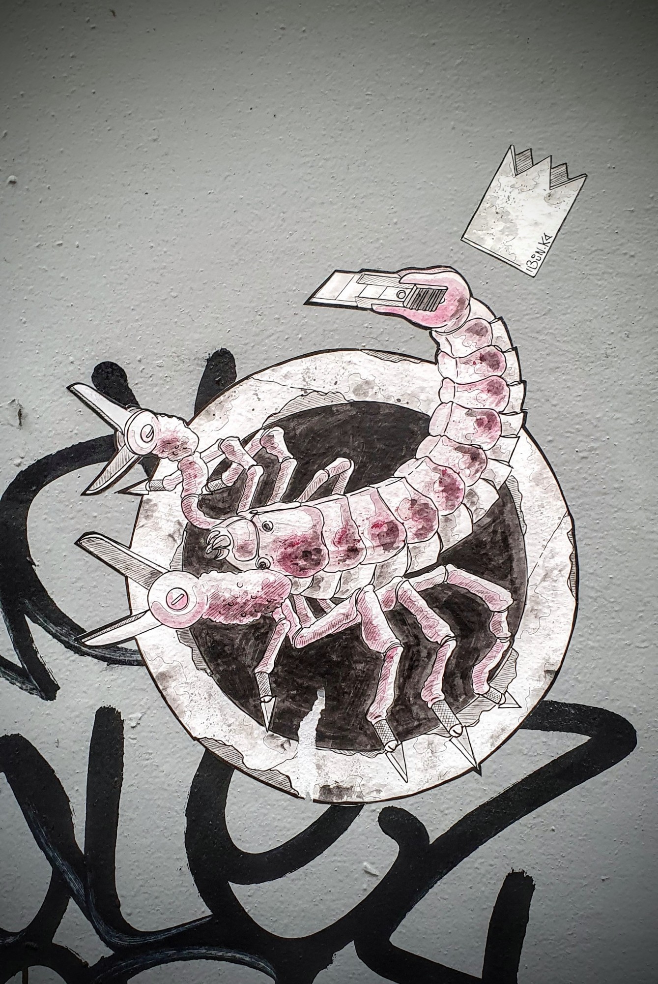 
								Street-art graffiti fresque 
								Bounka 
									18 Impasse Saint-Polycarpe
									
									Lyon
									France 
									Pat Finder
								Street-Art-Safari.com
								