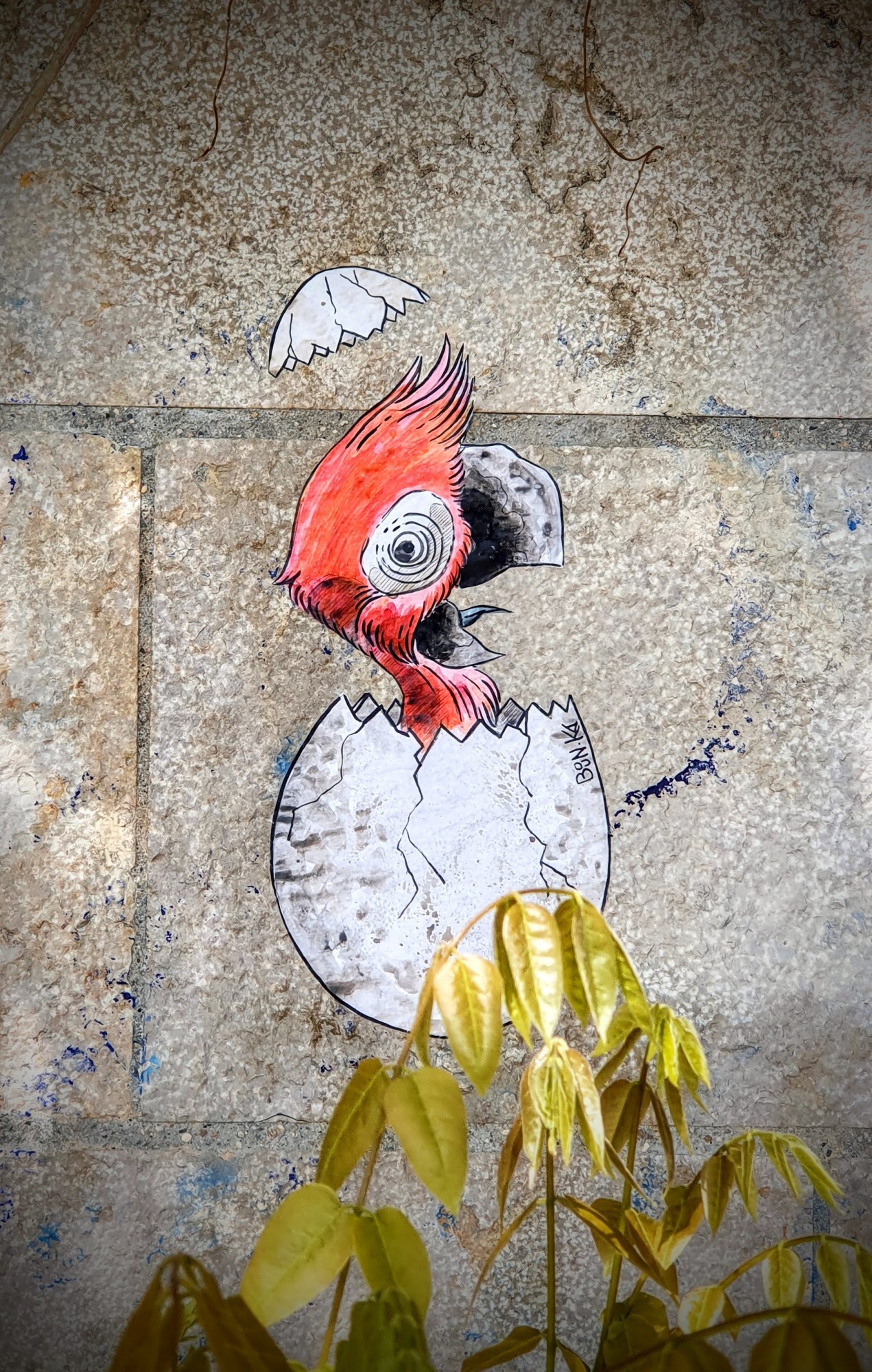 
								Street-art graffiti fresque 
								Bounka 
									Jardin de l'esplanade de la Grande-C&ocirc;te Mont&eacute;e de la Grande-C&ocirc;te
									
									Lyon
									France 
									Pat Finder
								Street-Art-Safari.com
								