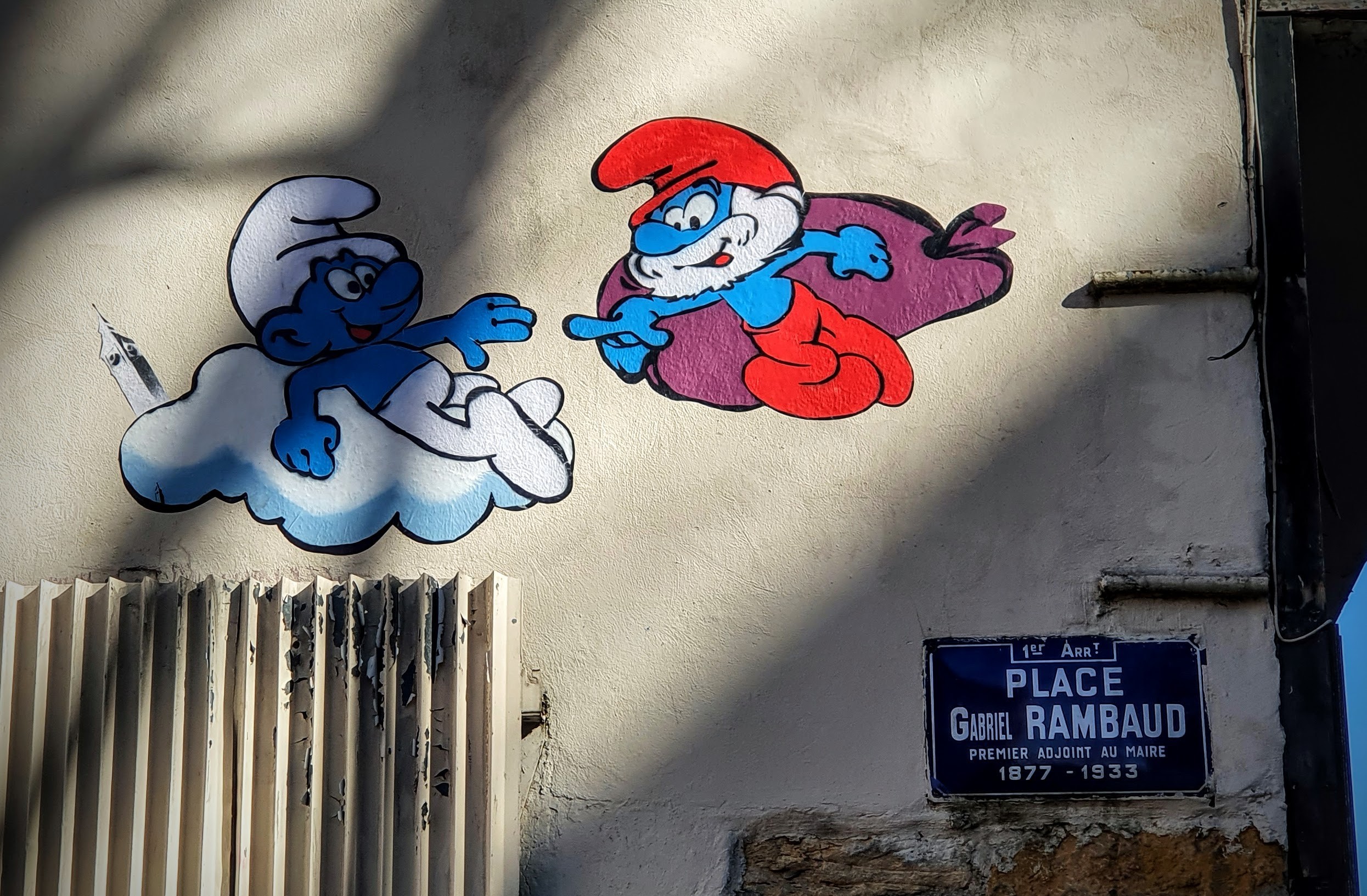 
								Street-art graffiti fresque 
								Big Ben 
									20 Place Gabriel Rambaud
									
									Lyon
									France 
									Pat Finder
								Street-Art-Safari.com
								