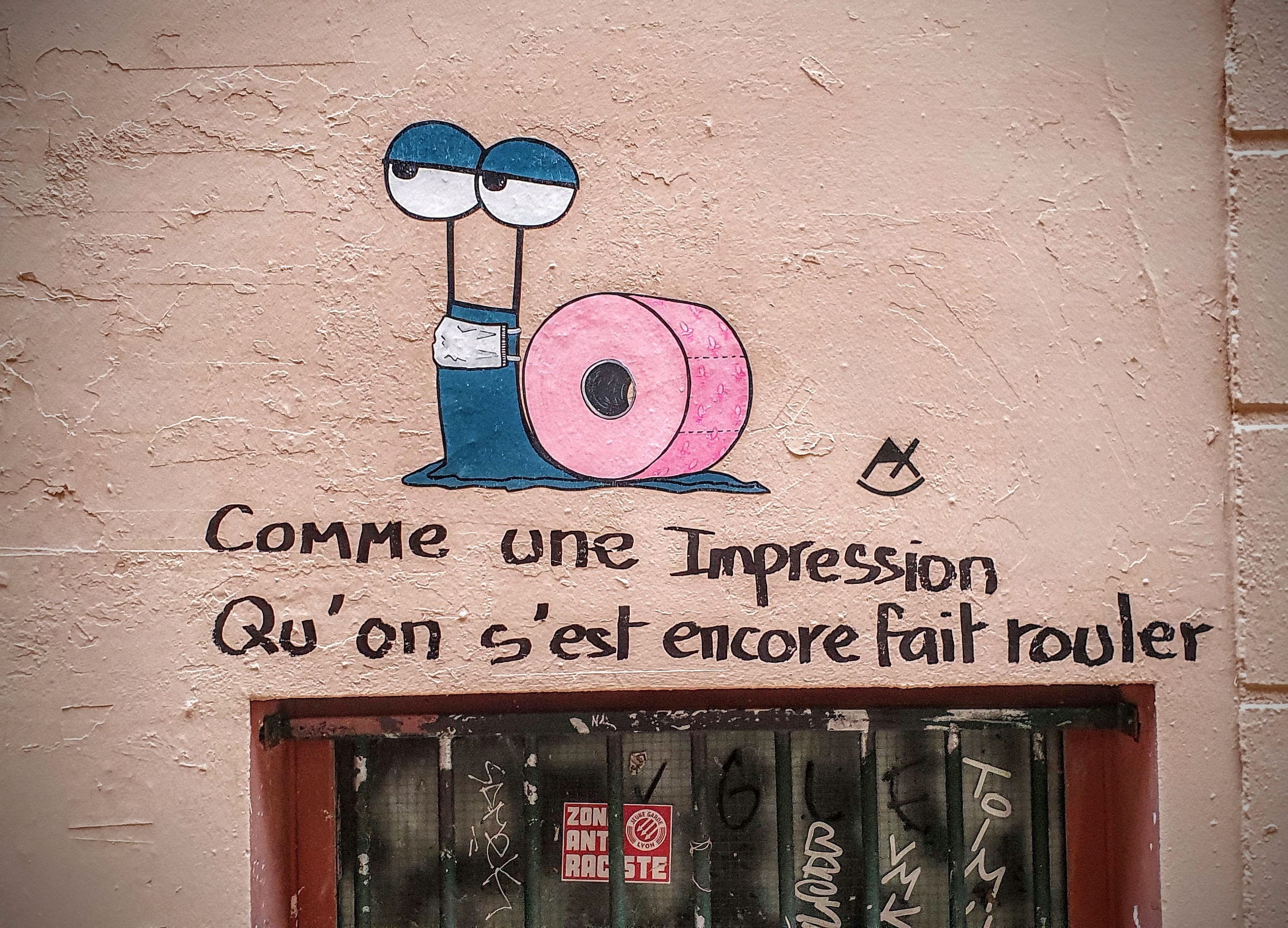 
								Street-art graffiti fresque 
								Ax Creart 
									112 Mont&eacute;e de la Grande-C&ocirc;te
									
									Lyon
									France 
									Pat Finder
								Street-Art-Safari.com
								