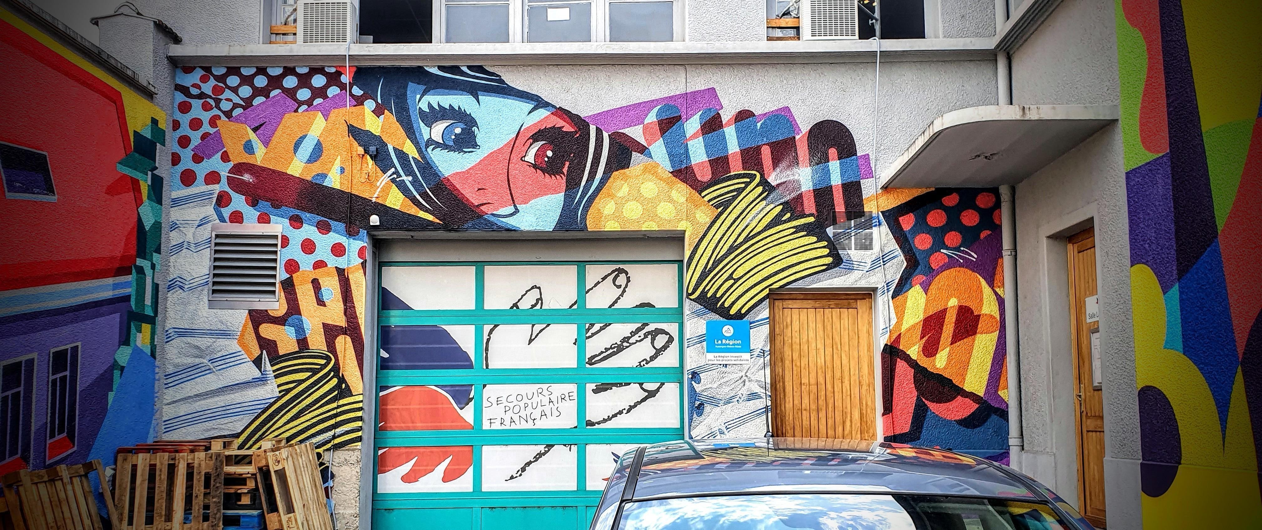 
								Street-art graffiti fresque 
								YNot 
									60 Rue Victor Lagrange
									
									Lyon
									France 
									Pat Finder
								Street-Art-Safari.com
								