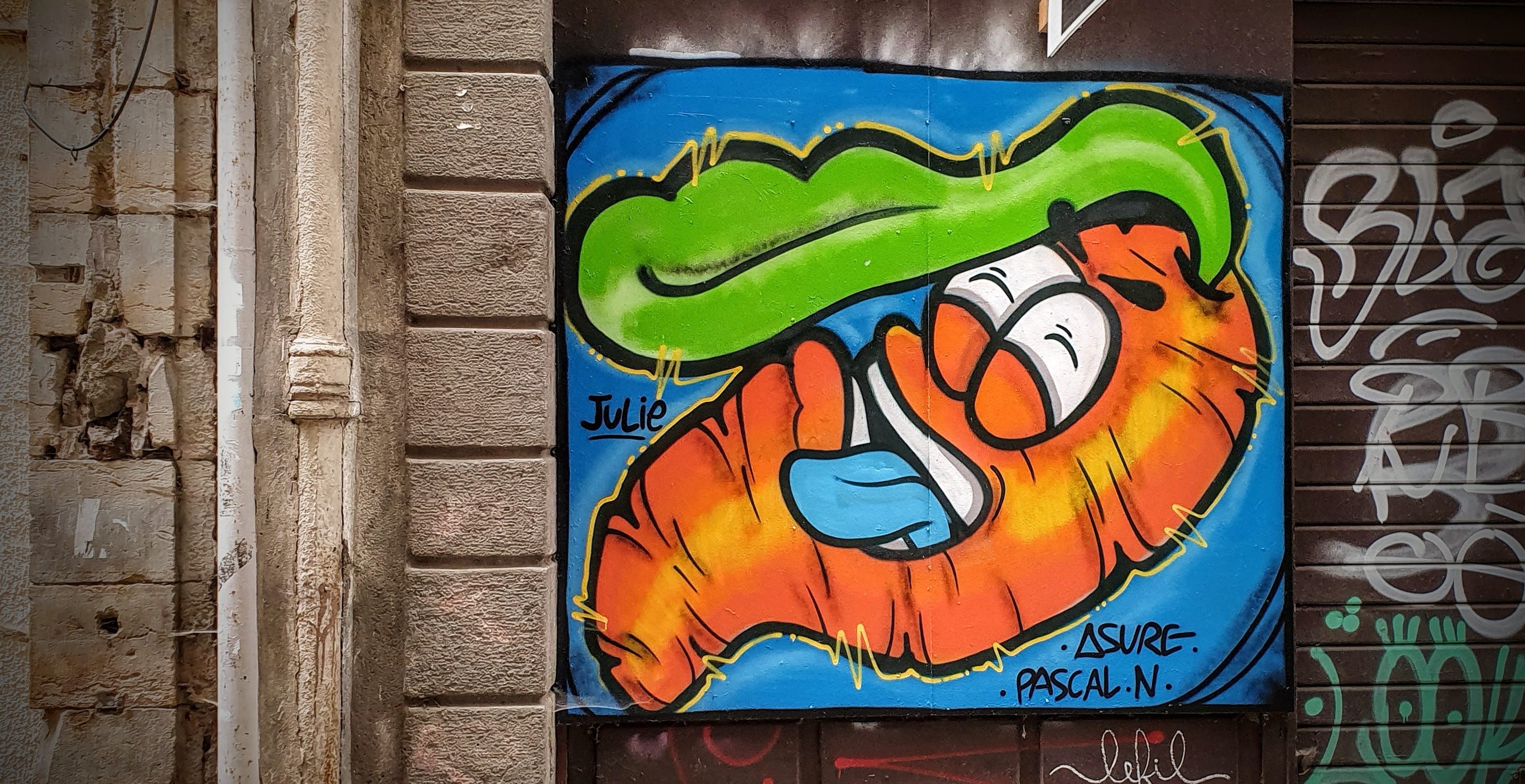 
								Street-art graffiti fresque 
								La grosse Rotka 
									30 Rue Lanterne
									69001
									Lyon
									France 
									Pat Finder
								Street-Art-Safari.com
								