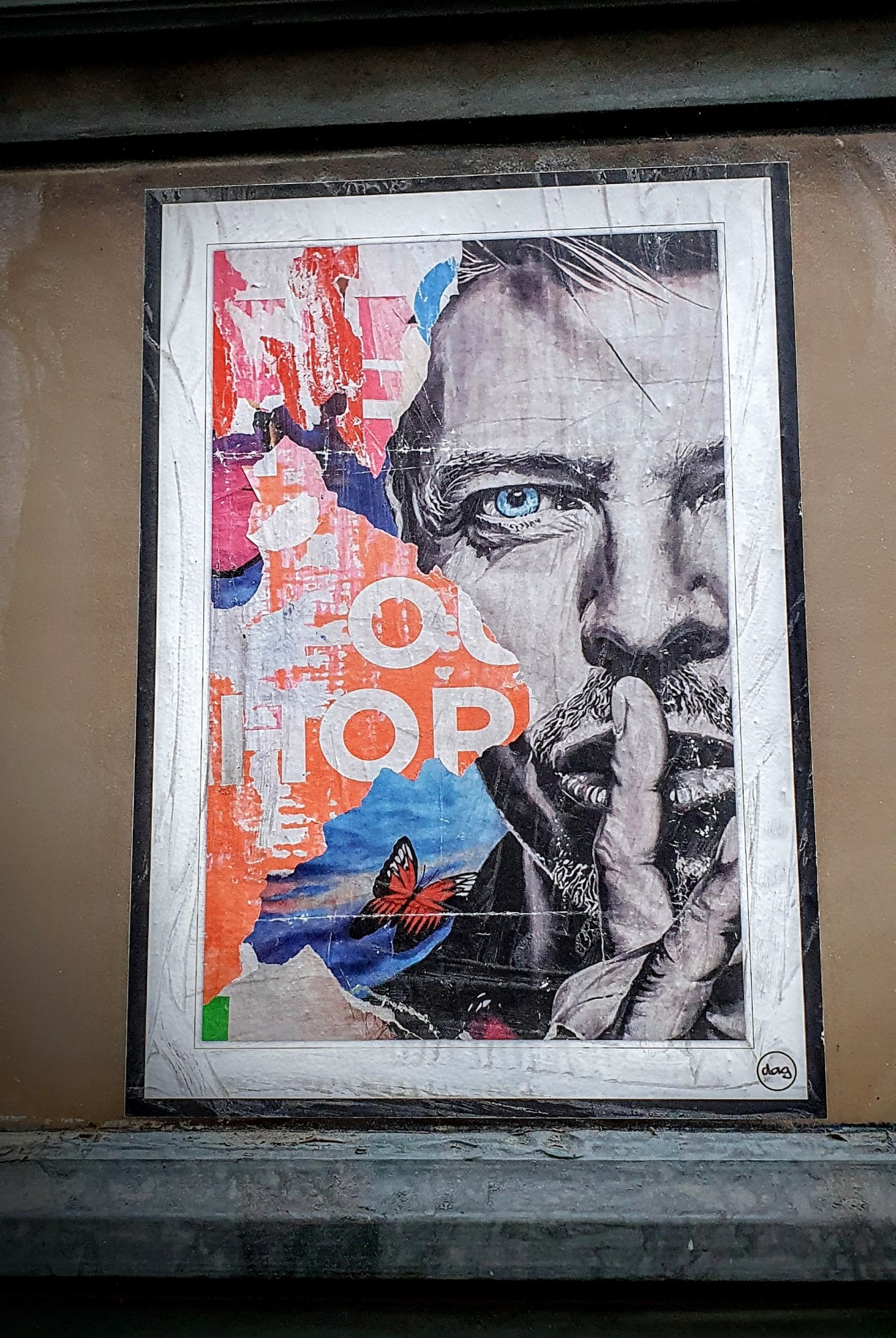 
								Street-art graffiti fresque 
								Dag 
									20 Rue de la Martini&egrave;re
									69001
									Lyon
									France 
									Pat Finder
								Street-Art-Safari.com
								