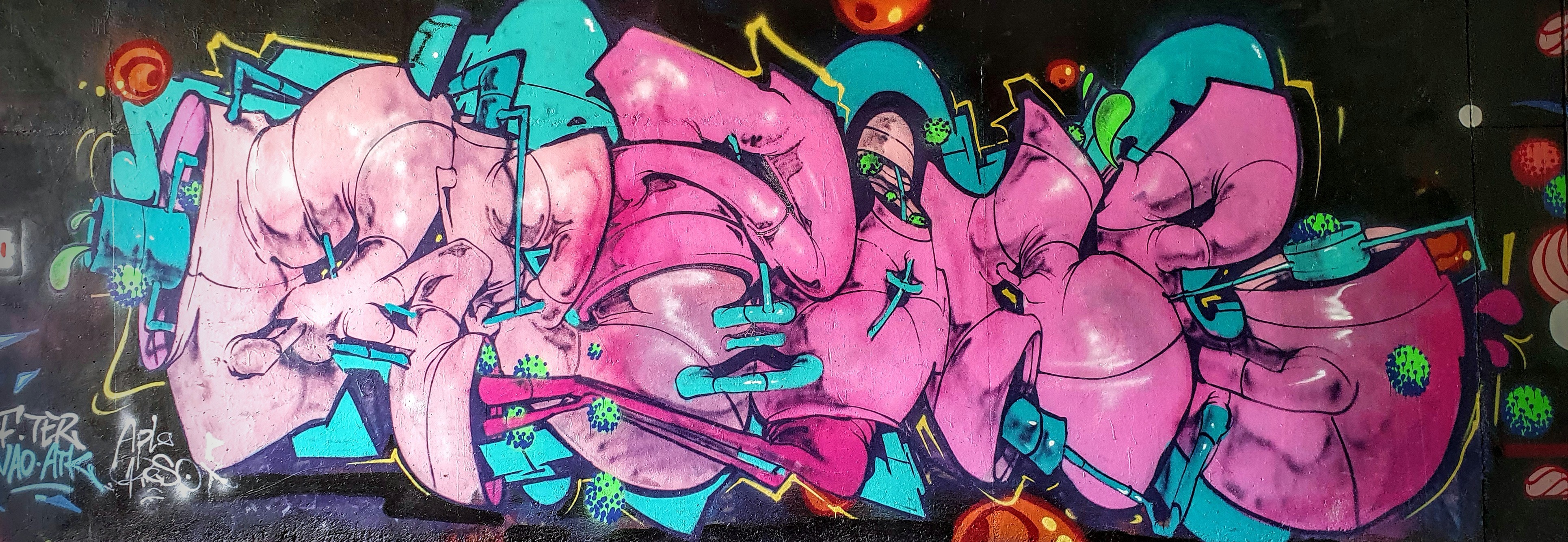 
								Street-art graffiti fresque 
								 
									Parc des Berges
									38100
									Grenoble
									France 
									Pat Finder
								Street-Art-Safari.com
								