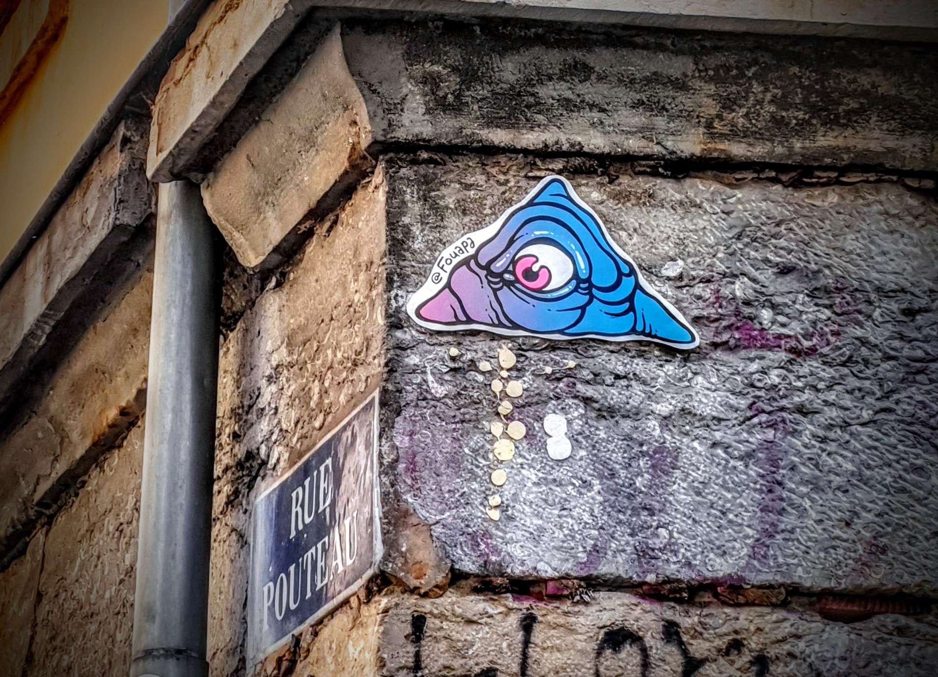 
								Street-art graffiti fresque 
								Fouapa 
									1 Rue Diderot
									69001
									Lyon
									France 
									Pat Finder
								Street-Art-Safari.com
								