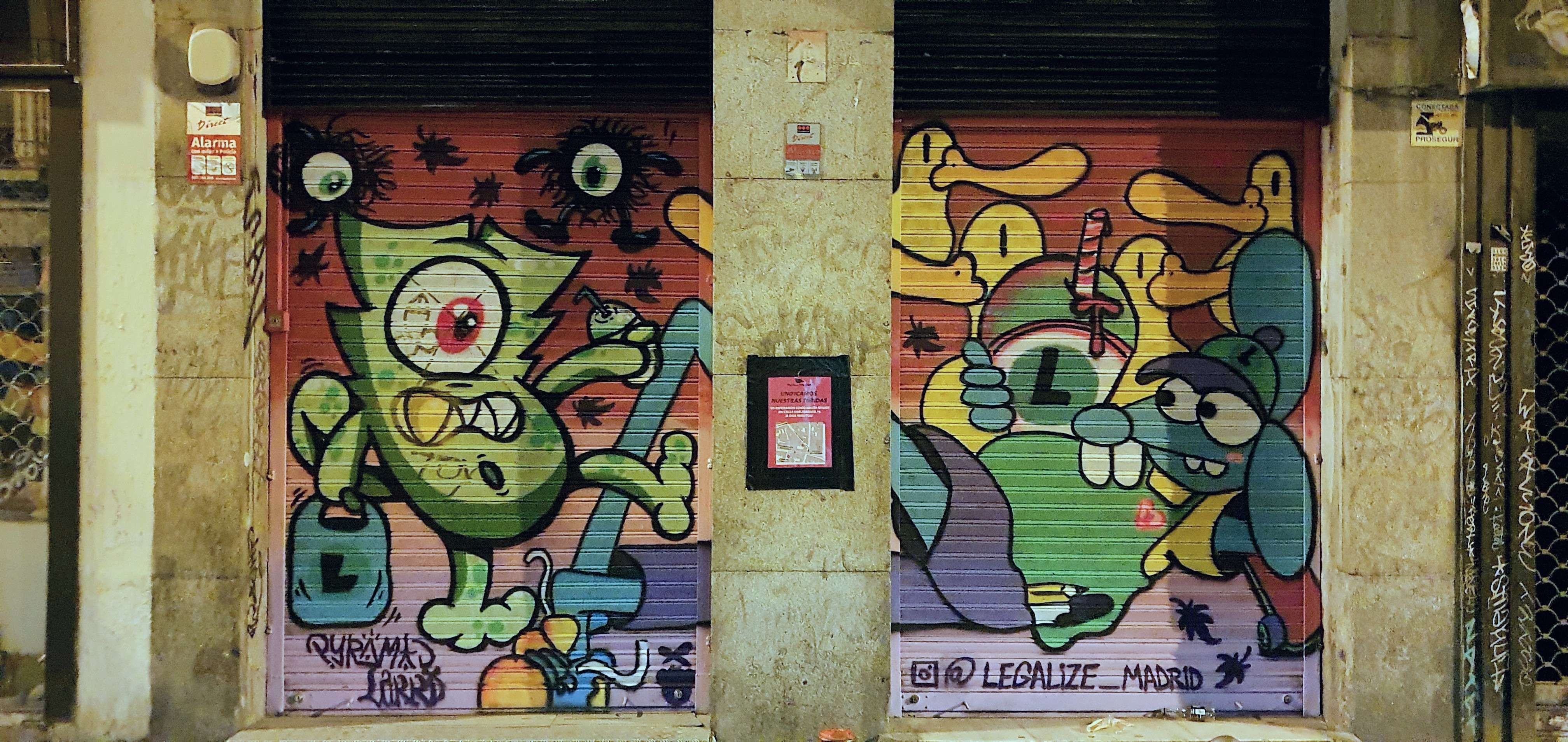 
								Street-art graffiti fresque 
								 
									1 Calle de Don Felipe
									28004
									Madrid
									Spain 
									DumDum
								Street-Art-Safari.com
								