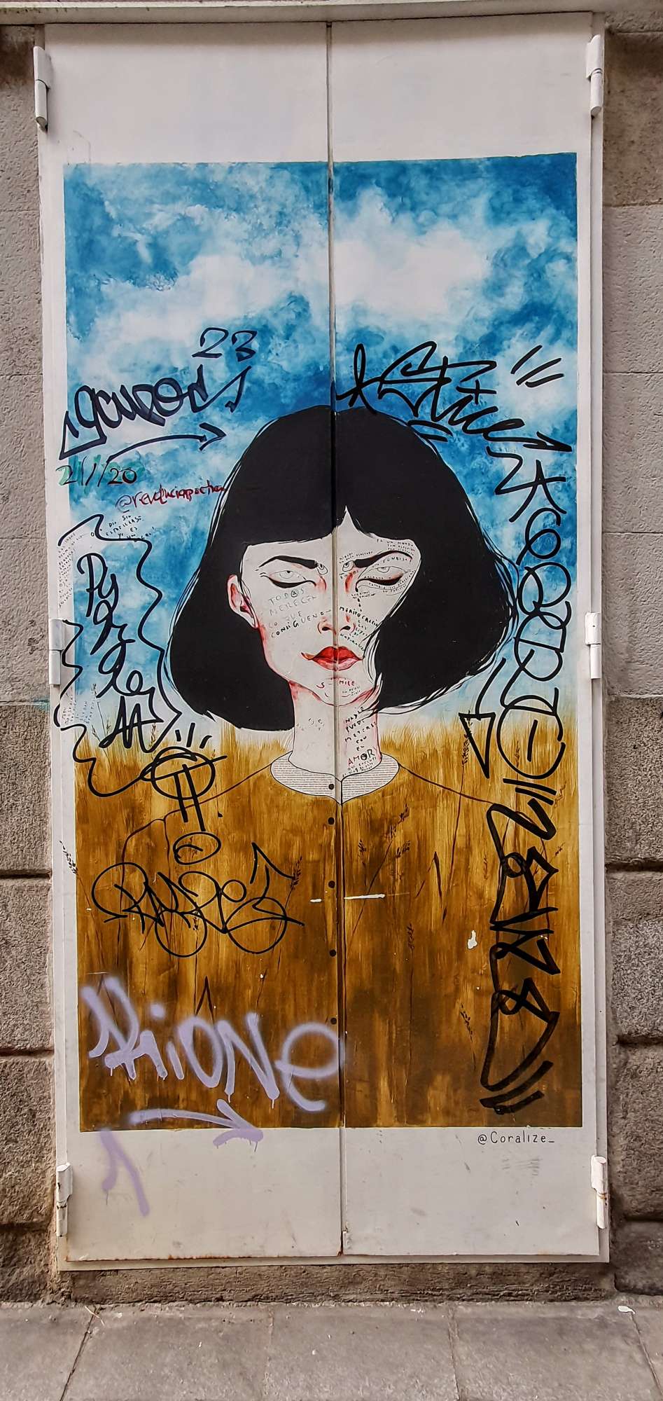 
								Street-art graffiti fresque 
								 
									27 Calle del Divino Pastor
									28004
									Madrid
									Spain 
									DumDum
								Street-Art-Safari.com
								