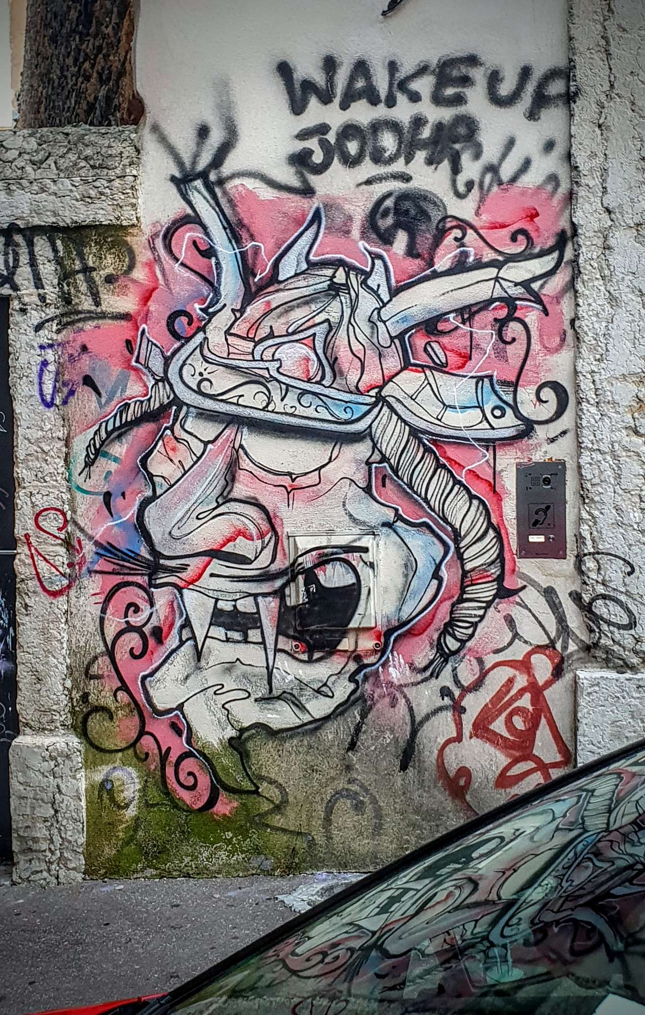 
								Street-art graffiti fresque 
								 
									11 Rue Delandine
									69002
									Lyon
									France 
									Pat Finder
								Street-Art-Safari.com
								