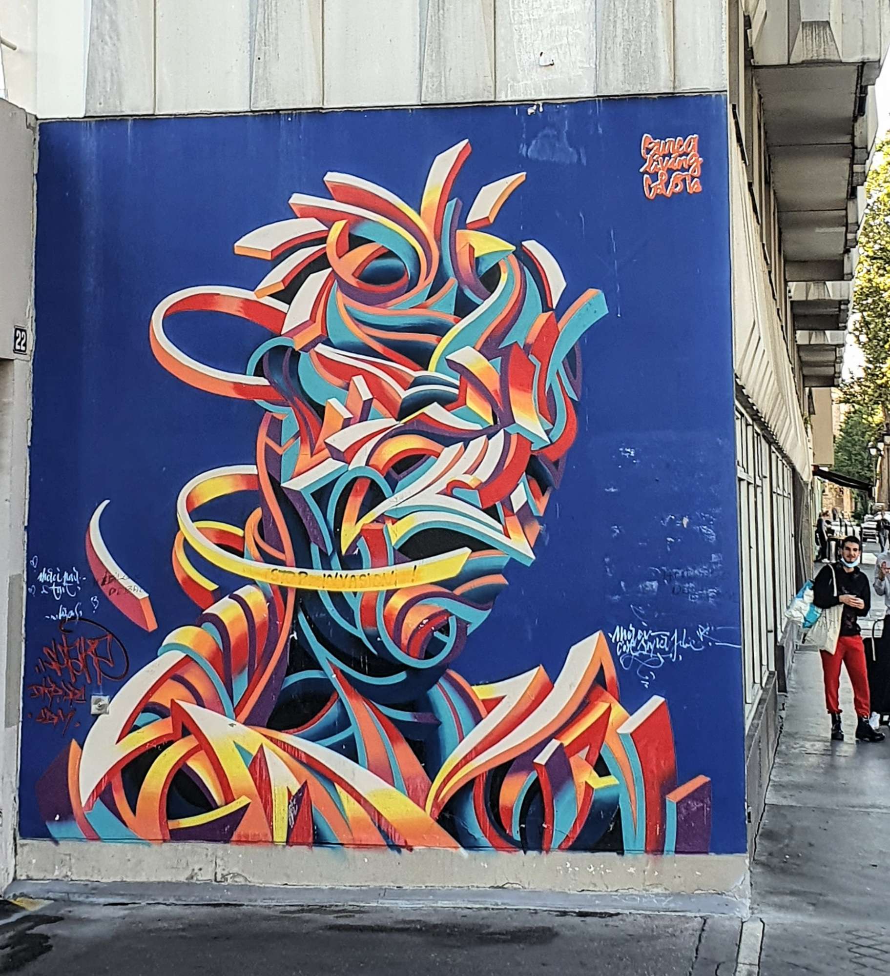 
								Street-art graffiti fresque 
								 
									6 Rue de la Meurthe
									75019
									Paris
									France 
									Pat Finder
								Street-Art-Safari.com
								