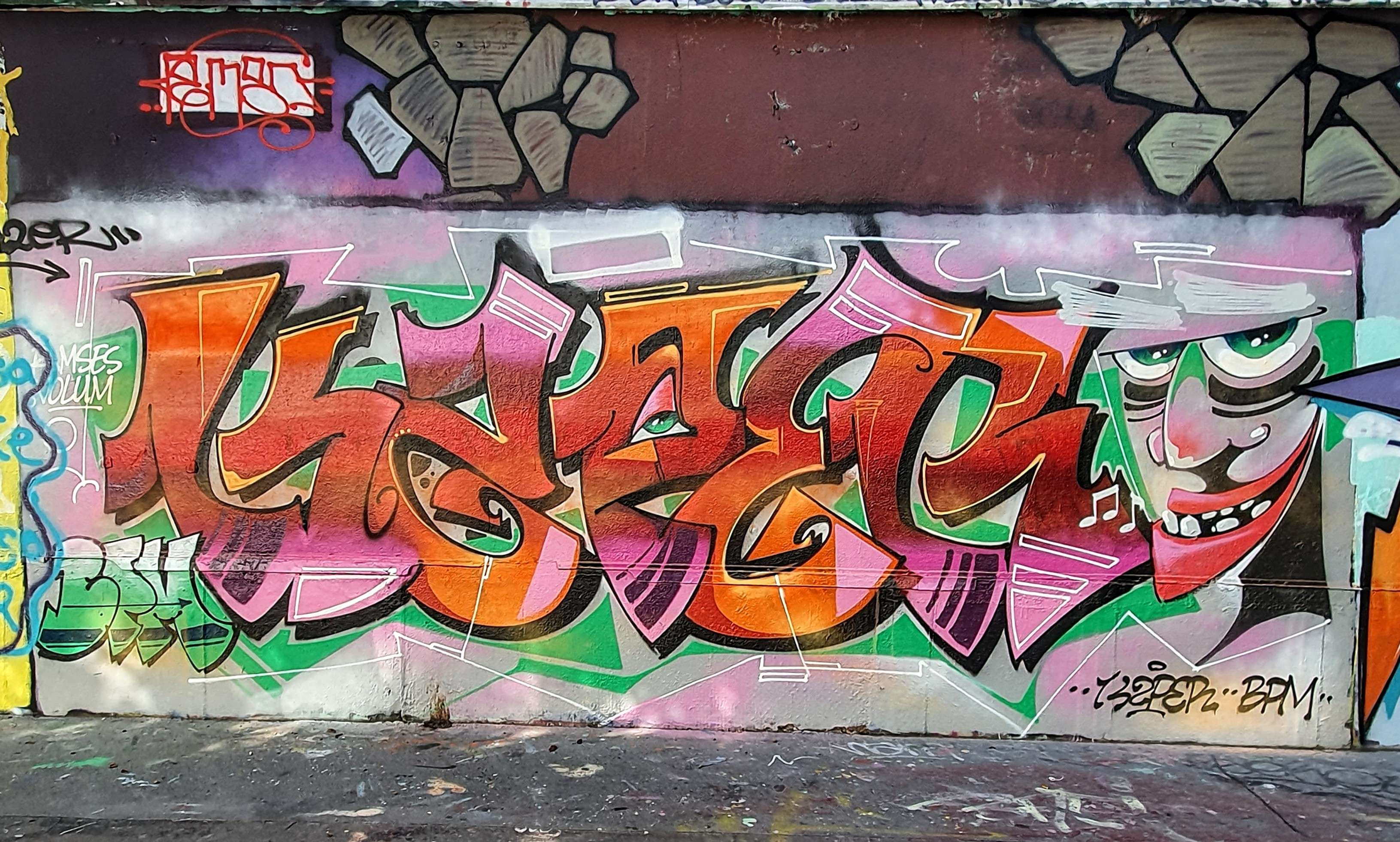 
								Street-art graffiti fresque 
								 
									43 Avenue Jean Jaur&egrave;s
									75019
									Paris
									France 
									Pat Finder
								Street-Art-Safari.com
								