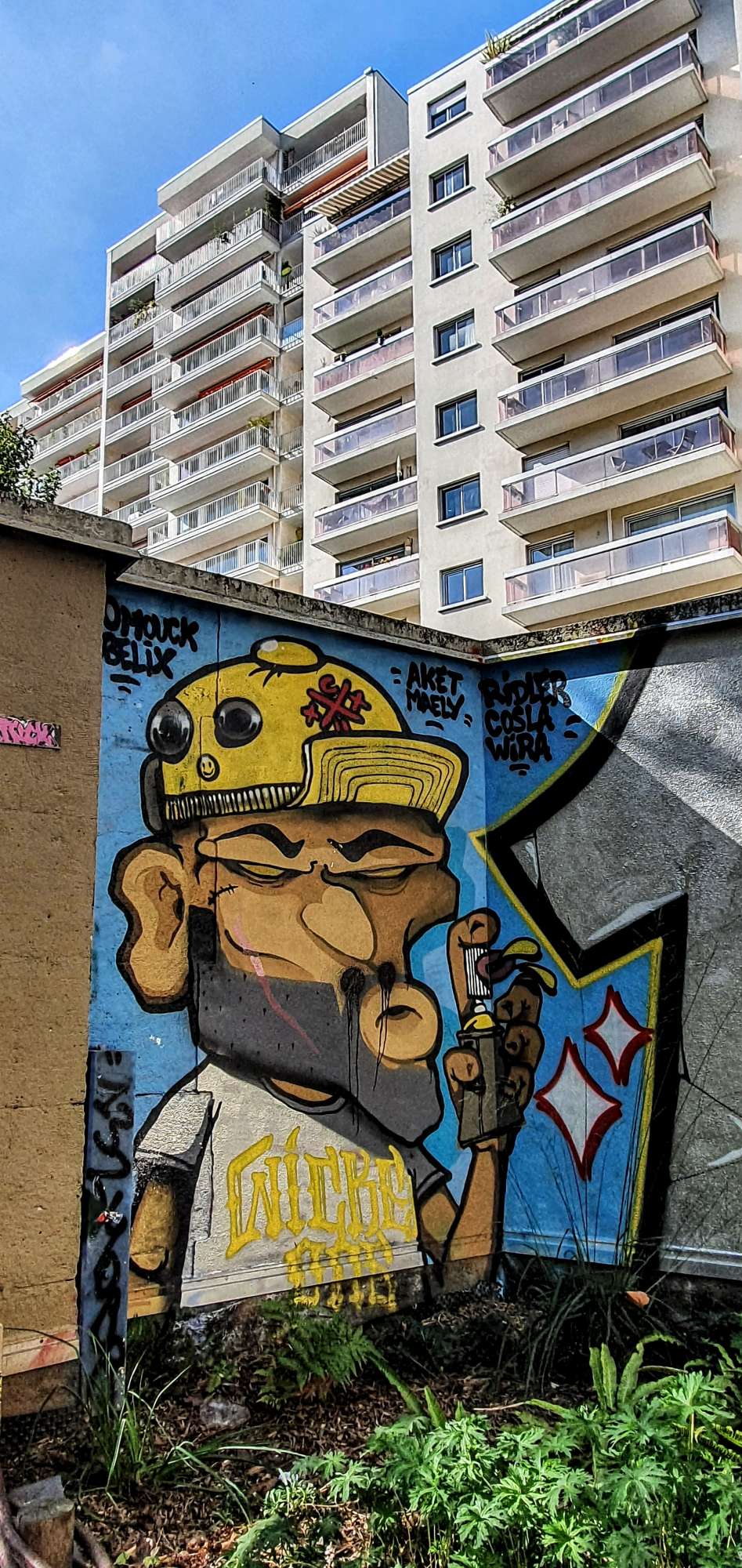 
								Street-art graffiti fresque 
								 
									6 Rue Henri Nogu&egrave;res
									75019
									Paris
									France 
									Pat Finder
								Street-Art-Safari.com
								