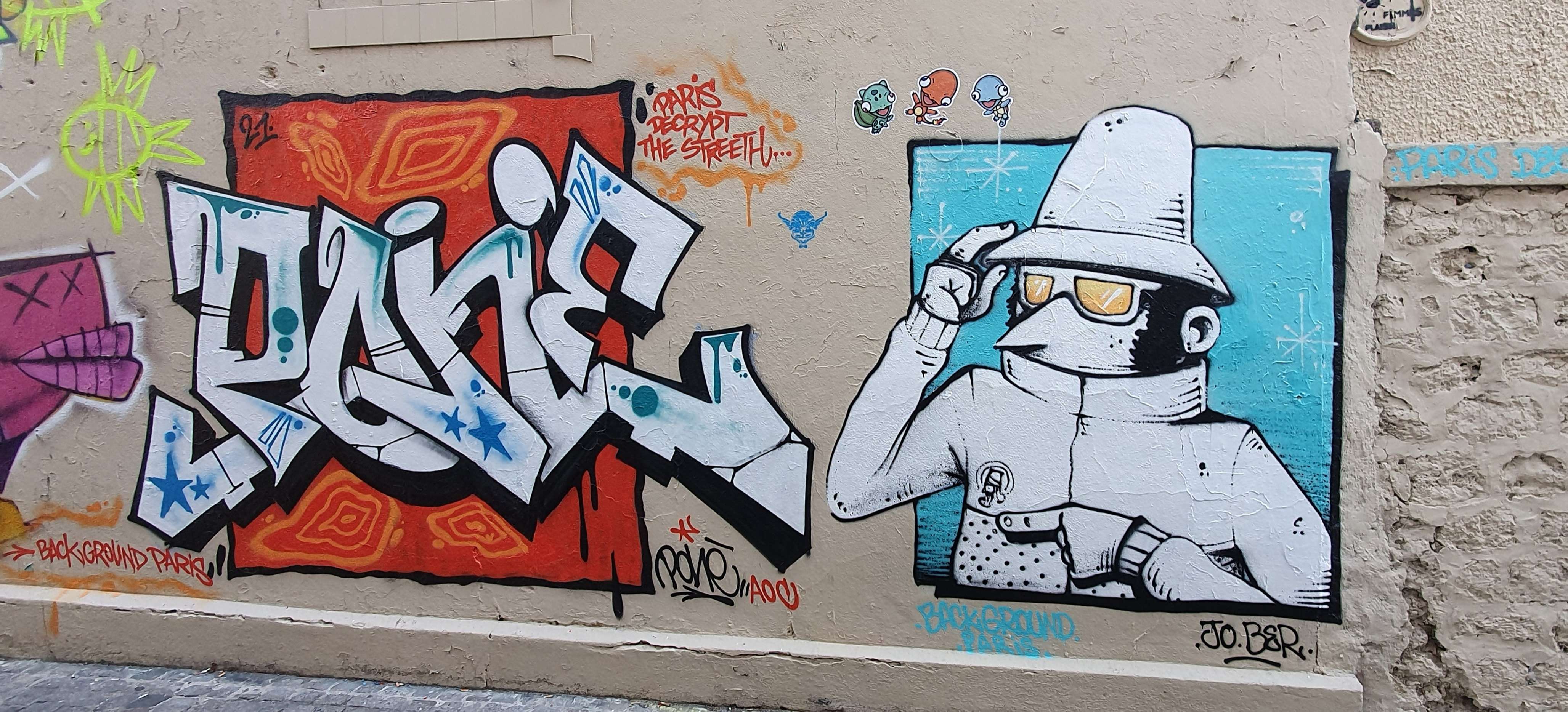 
								Street-art graffiti fresque 
								Bon&eacute;, Jo BER 
									4 Passage Boiton
									75013
									Paris
									France 
									Pat Finder
								Street-Art-Safari.com
								