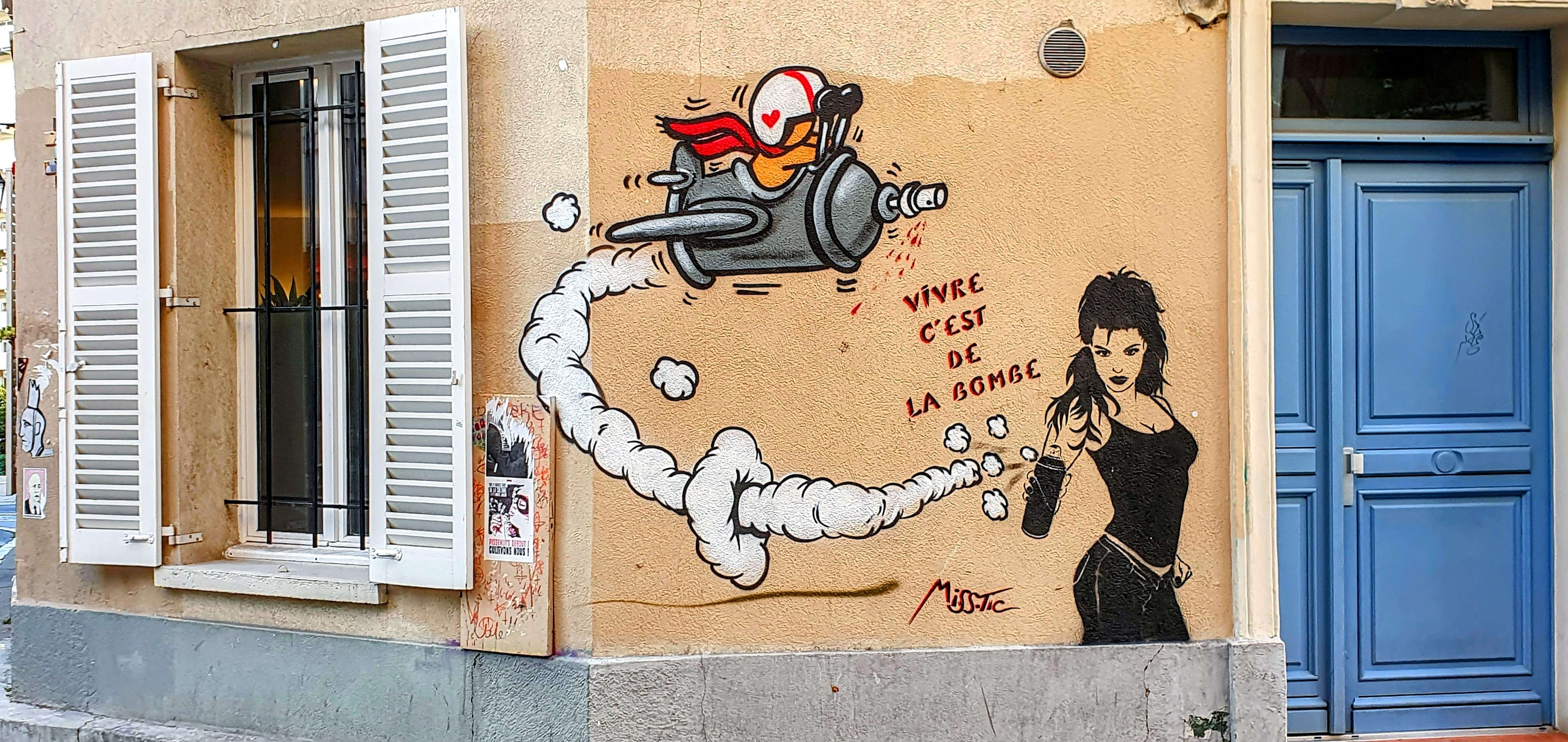 
								Street-art graffiti fresque 
								Jace, Miss.Tic 
									62 Rue G&eacute;rard
									75013
									Paris
									France 
									Pat Finder
								Street-Art-Safari.com
								