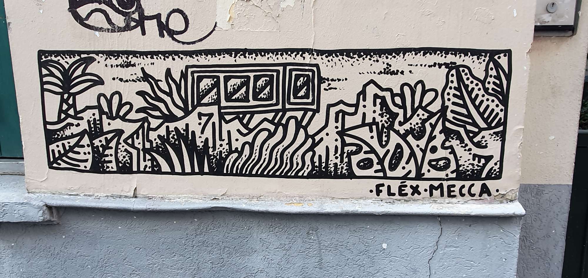 
								Street-art graffiti fresque 
								Flex Mecca 
									28 Rue Samson
									75013
									Paris
									France 
									Pat Finder
								Street-Art-Safari.com
								