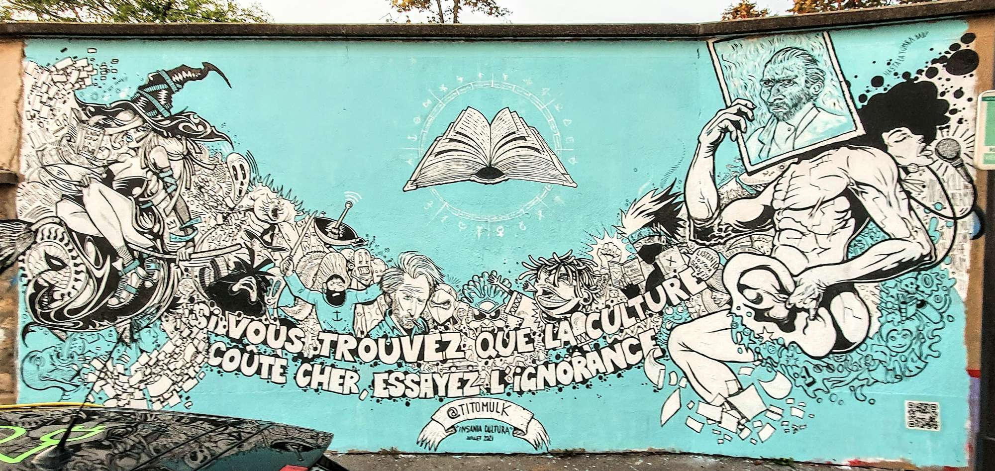 
								Street-art graffiti fresque 
								Mulk, Tito, TitoMulk 
									7 Rue de Croulebarbe
									75013
									Paris
									France 
									Pat Finder
								Street-Art-Safari.com
								