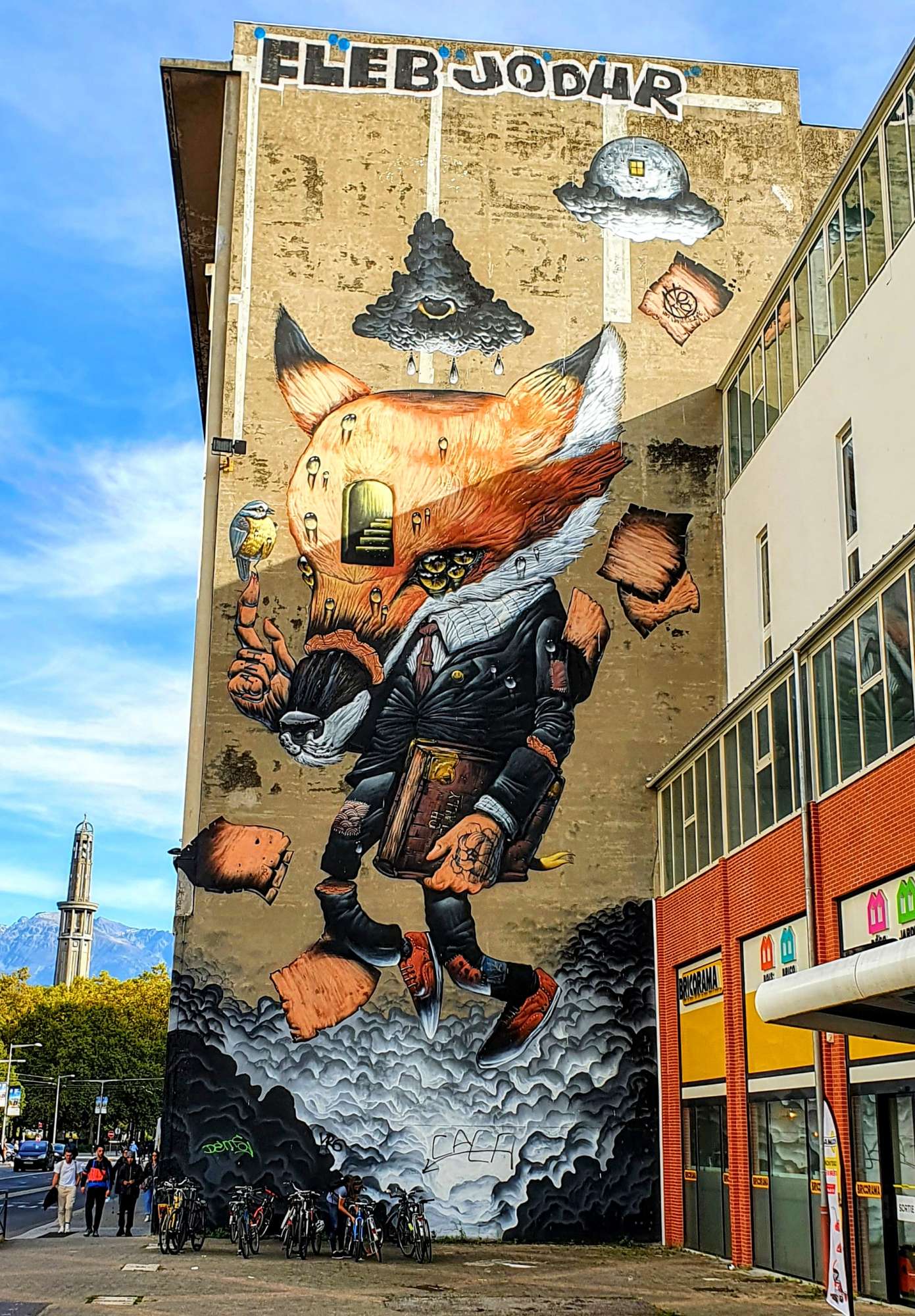 
								Street-art graffiti fresque 
								Veks Van Hillik 
									8 Boulevard Mar&eacute;chal Lyautey
									38000
									Grenoble
									France 
									Pat Finder
								Street-Art-Safari.com
								