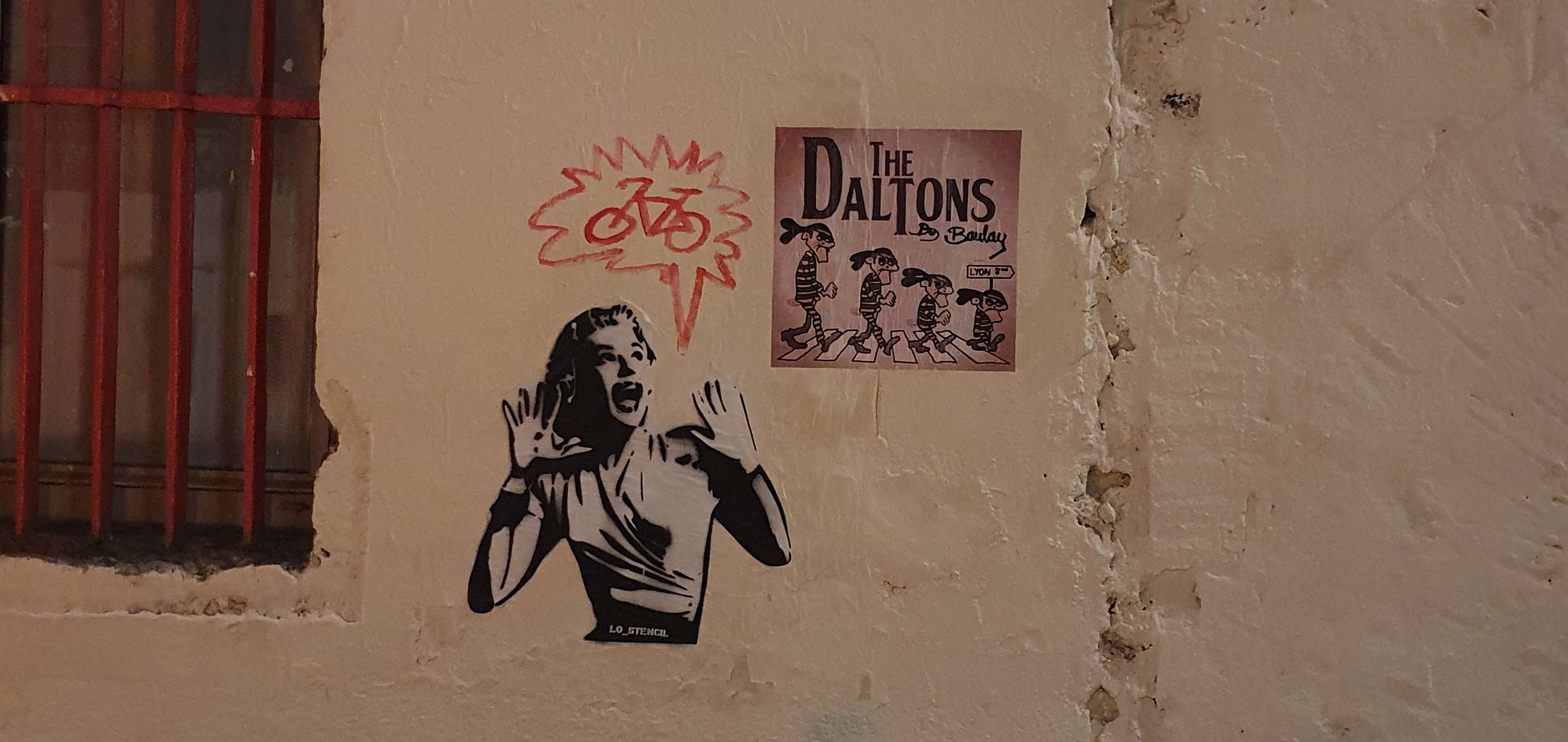 
								Street-art graffiti fresque 
								Barclay Du BonPasteur, Lo Stencil 
									116 Mont&eacute;e de la Grande-C&ocirc;te
									69001
									Lyon
									France 
									Pat Finder
								Street-Art-Safari.com
								