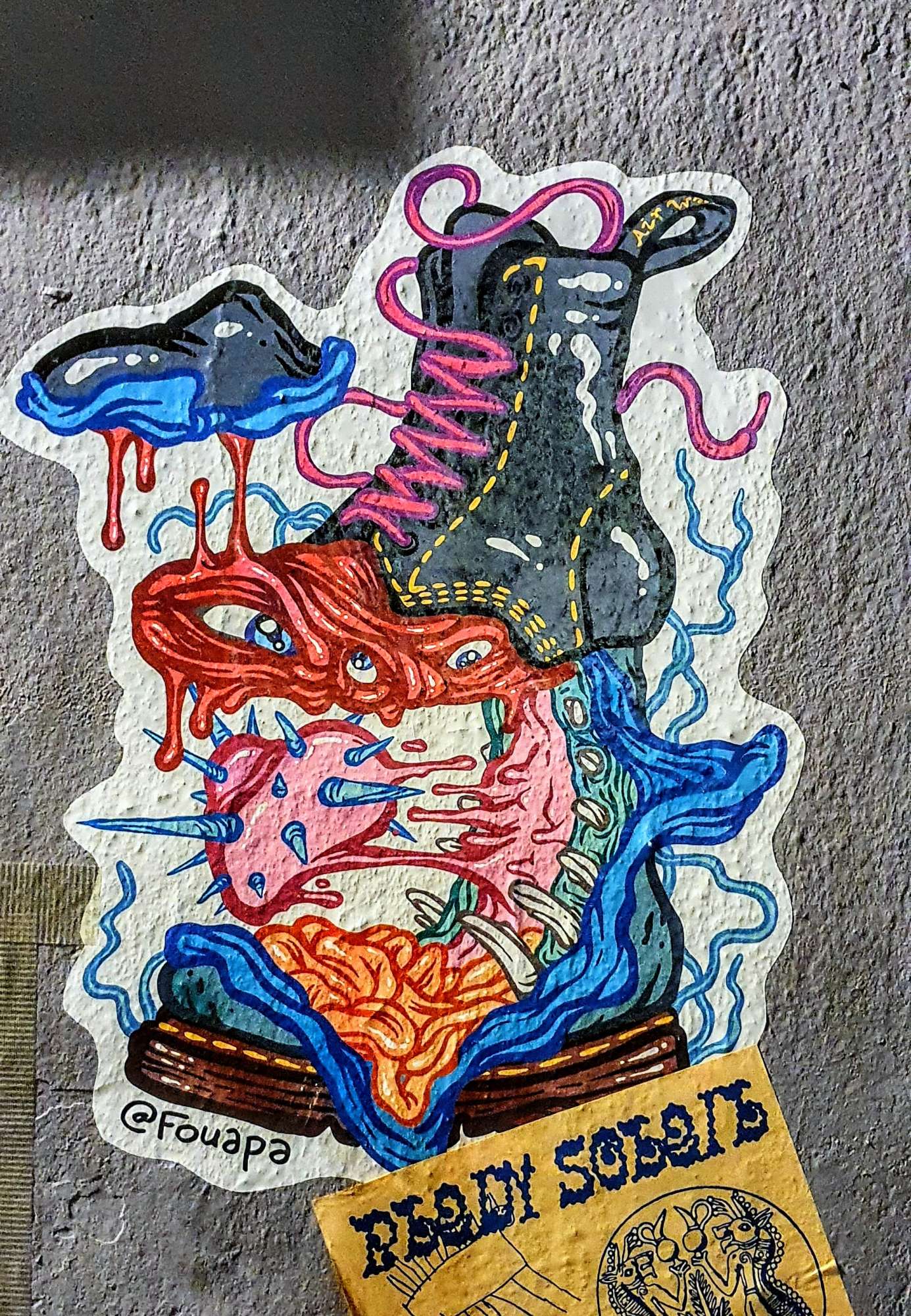 
								Street-art graffiti fresque 
								Fouapa 
									53 Mont&eacute;e de la Grande-C&ocirc;te
									69001
									Lyon
									France 
									Pat Finder
								Street-Art-Safari.com
								