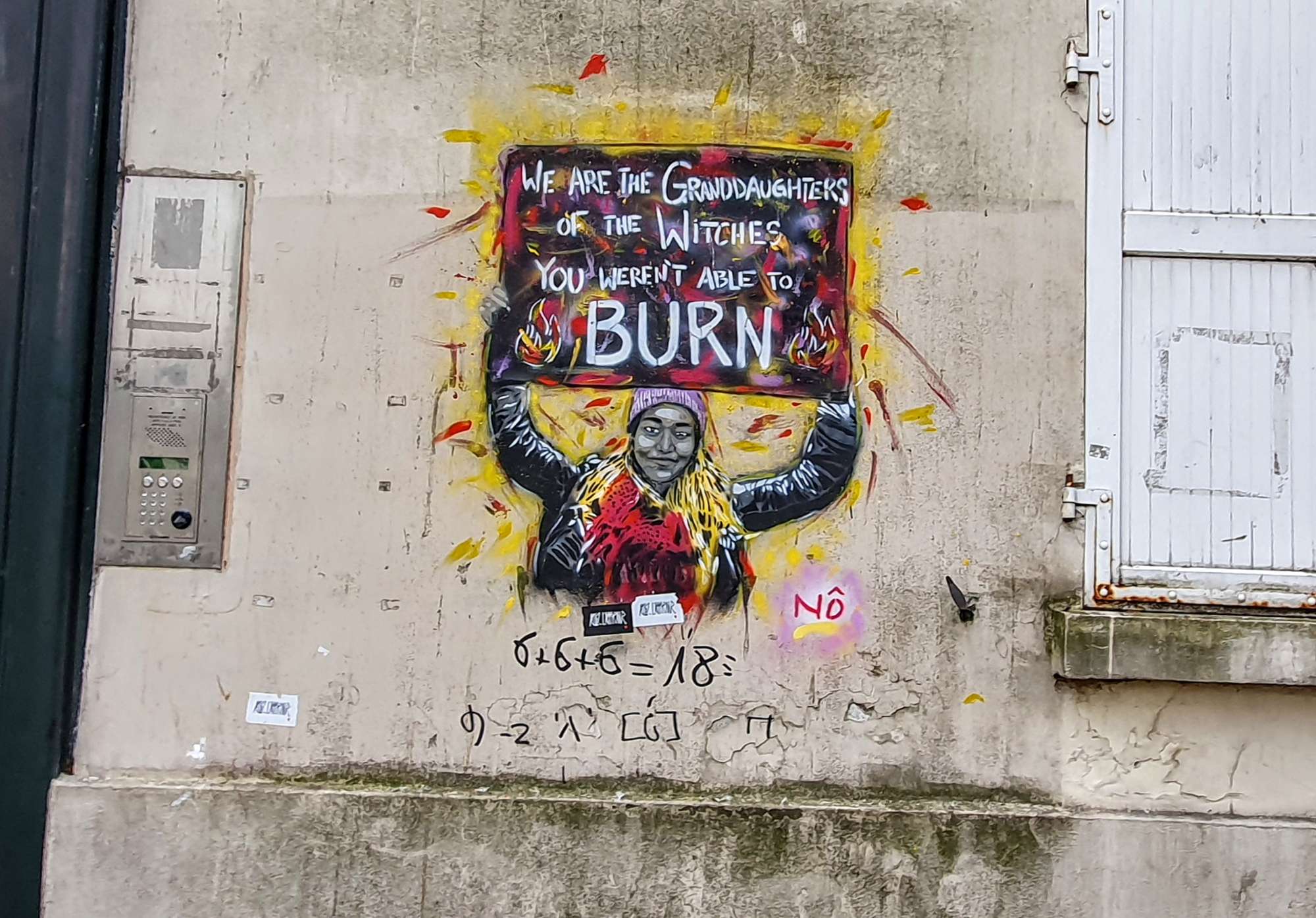 
								Street-art graffiti fresque 
								N&ocirc; 
									11 Rue Ravignan
									75018
									Paris
									France 
									Pat Finder
								Street-Art-Safari.com
								