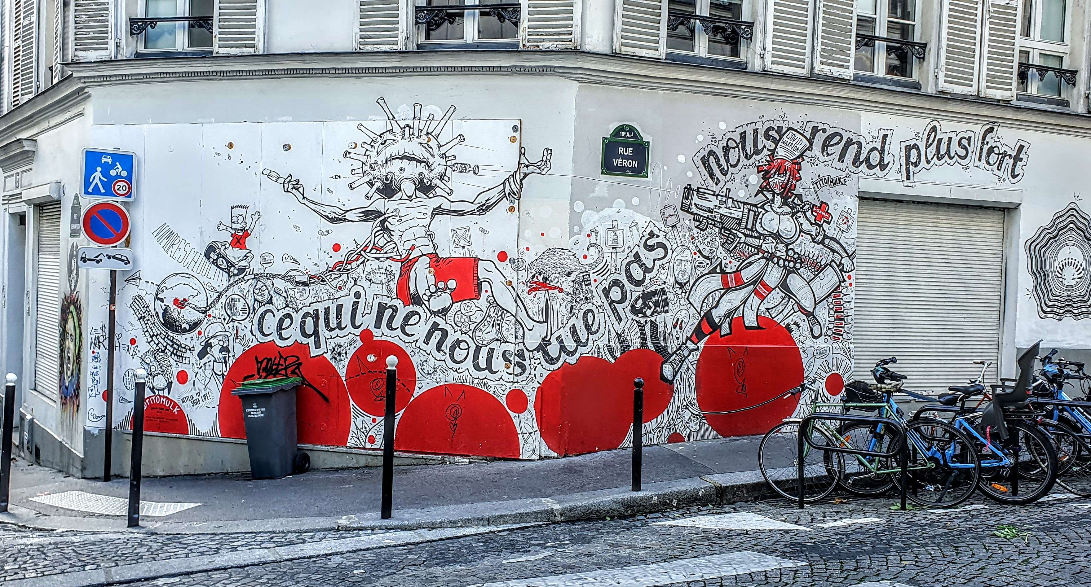 
								Street-art graffiti fresque 
								TitoMulk 
									28 Rue Germain Pilon
									75018
									Paris
									France 
									Pat Finder
								Street-Art-Safari.com
								