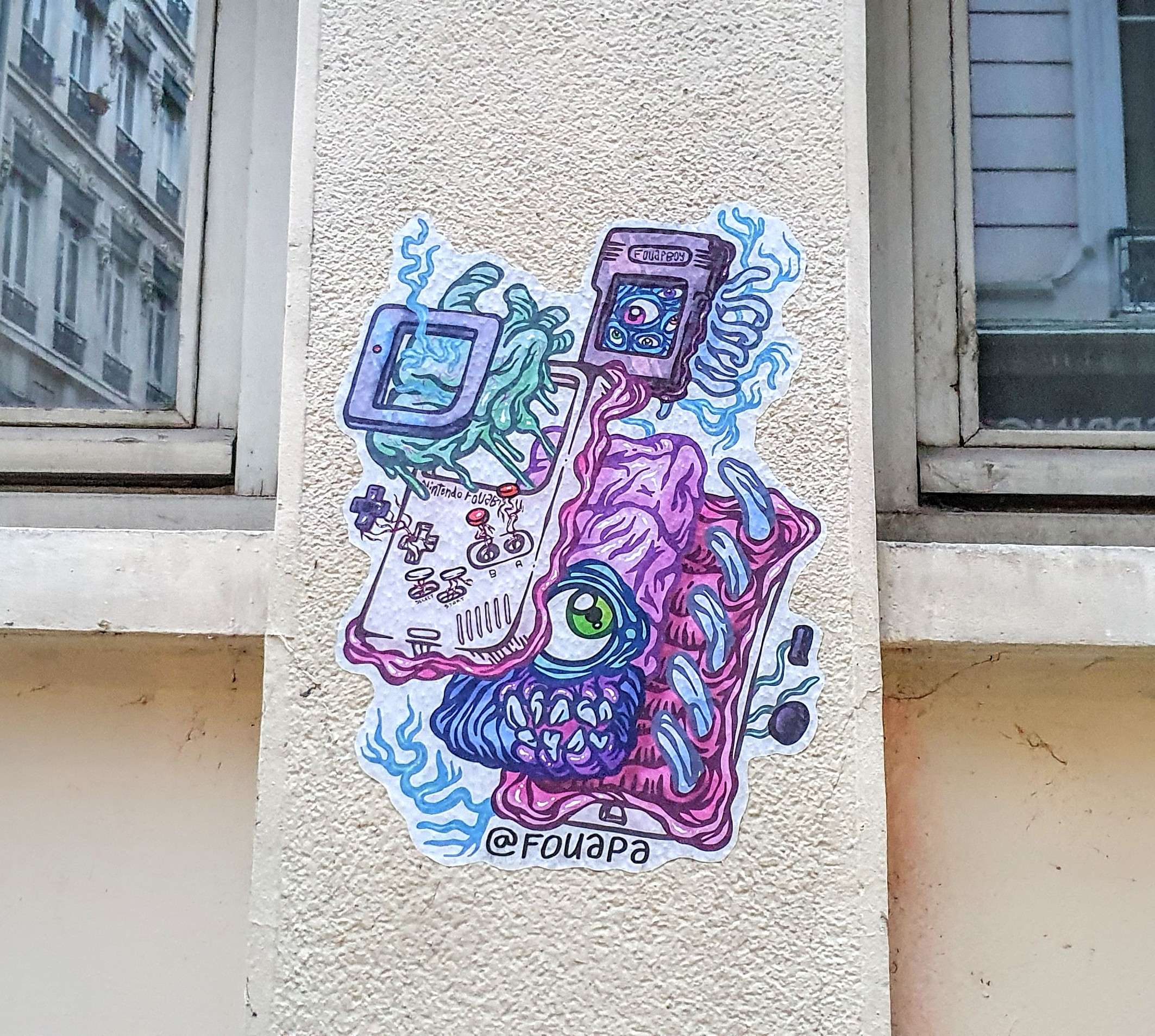 
								Street-art graffiti fresque 
								Fouapa 
									10 Rue Pleney
									69001
									Lyon
									France 
									Pat Finder
								Street-Art-Safari.com
								