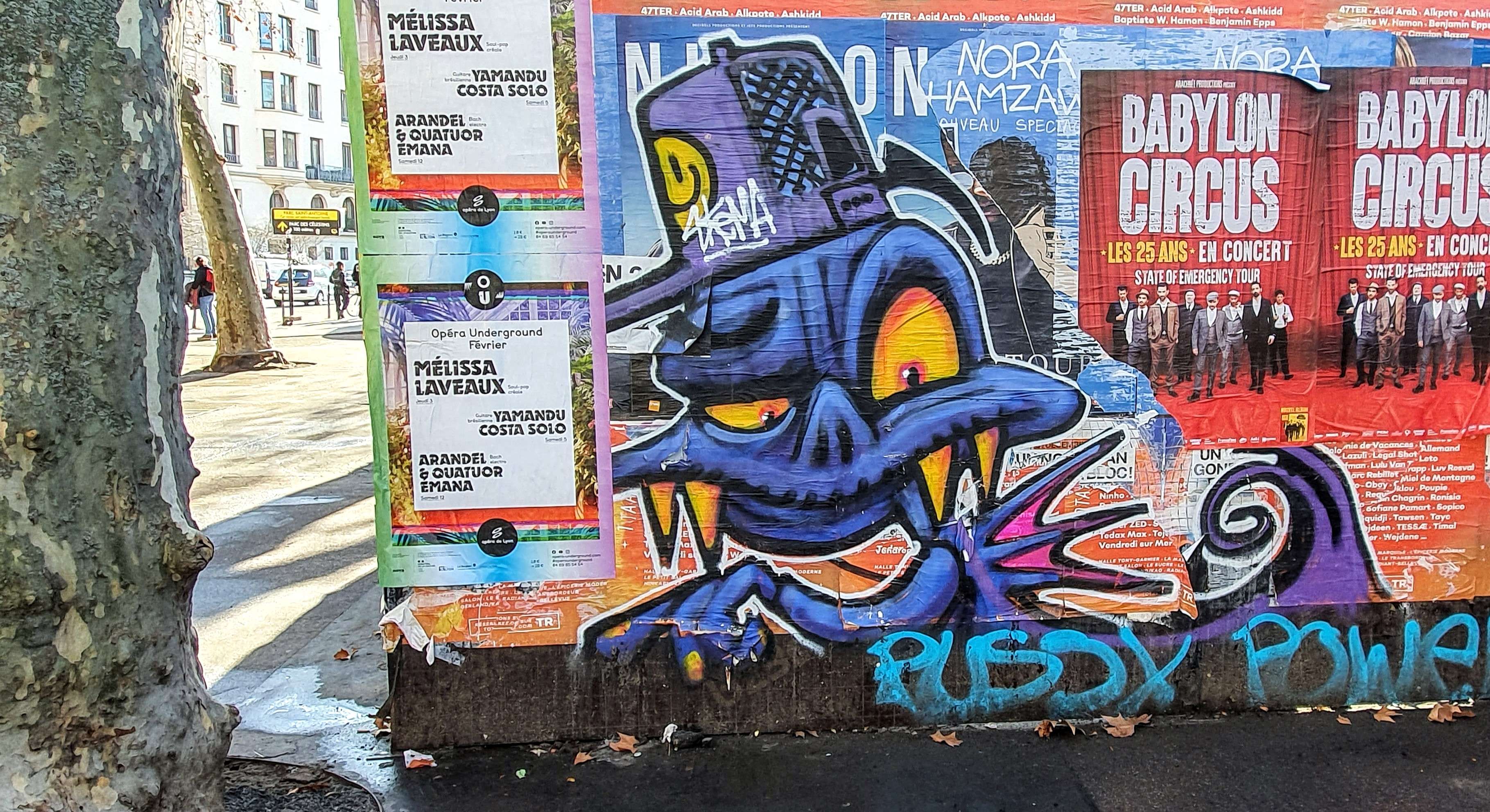 
								Street-art graffiti fresque 
								Skema 
									38 Quai Saint-Antoine
									69002
									Lyon
									France 
									Pat Finder
								Street-Art-Safari.com
								