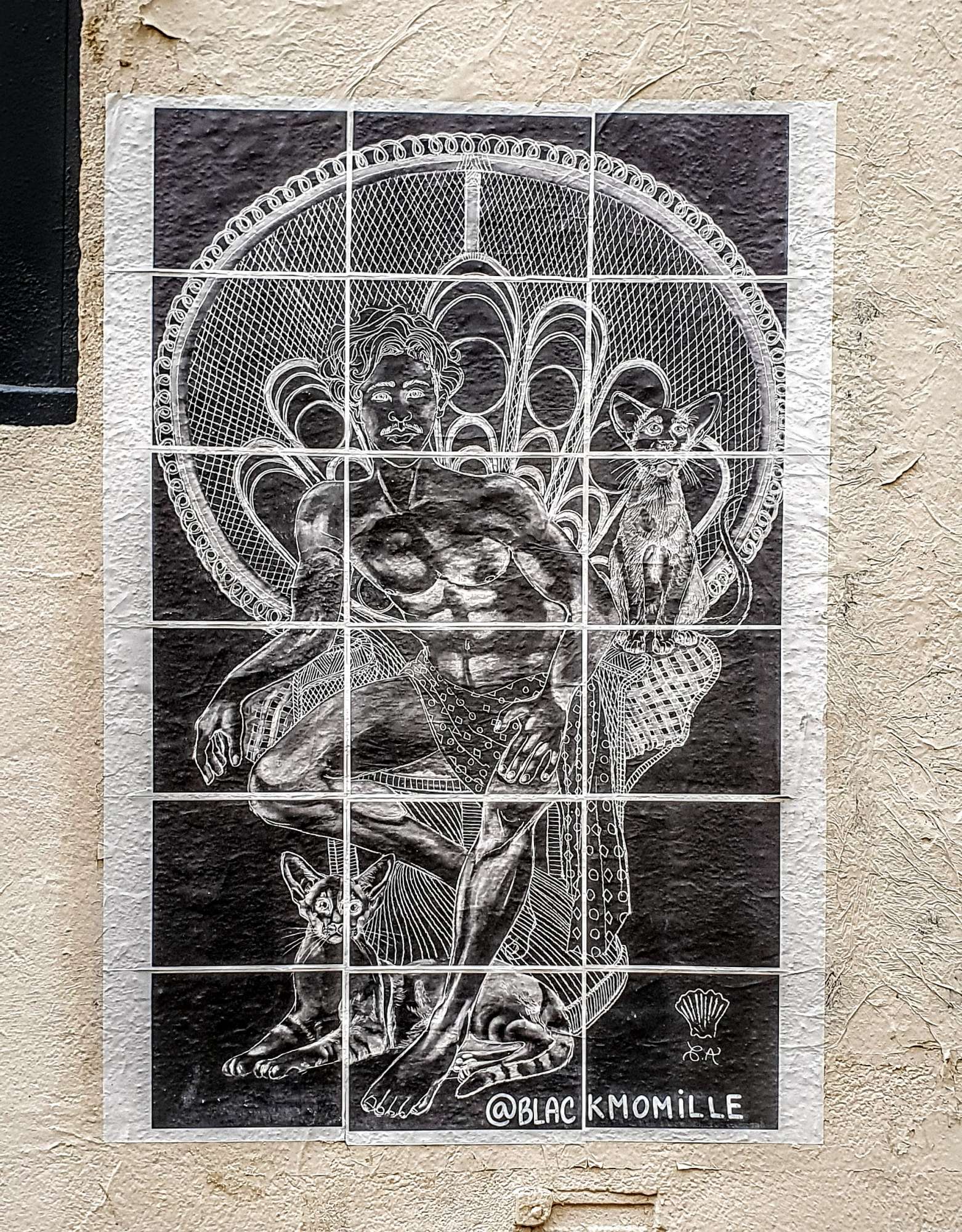 
								Street-art graffiti fresque 
								Blackmomille 
									9 Rue des Pierres Plant&eacute;es
									69004
									Lyon
									France 
									Pat Finder
								Street-Art-Safari.com
								