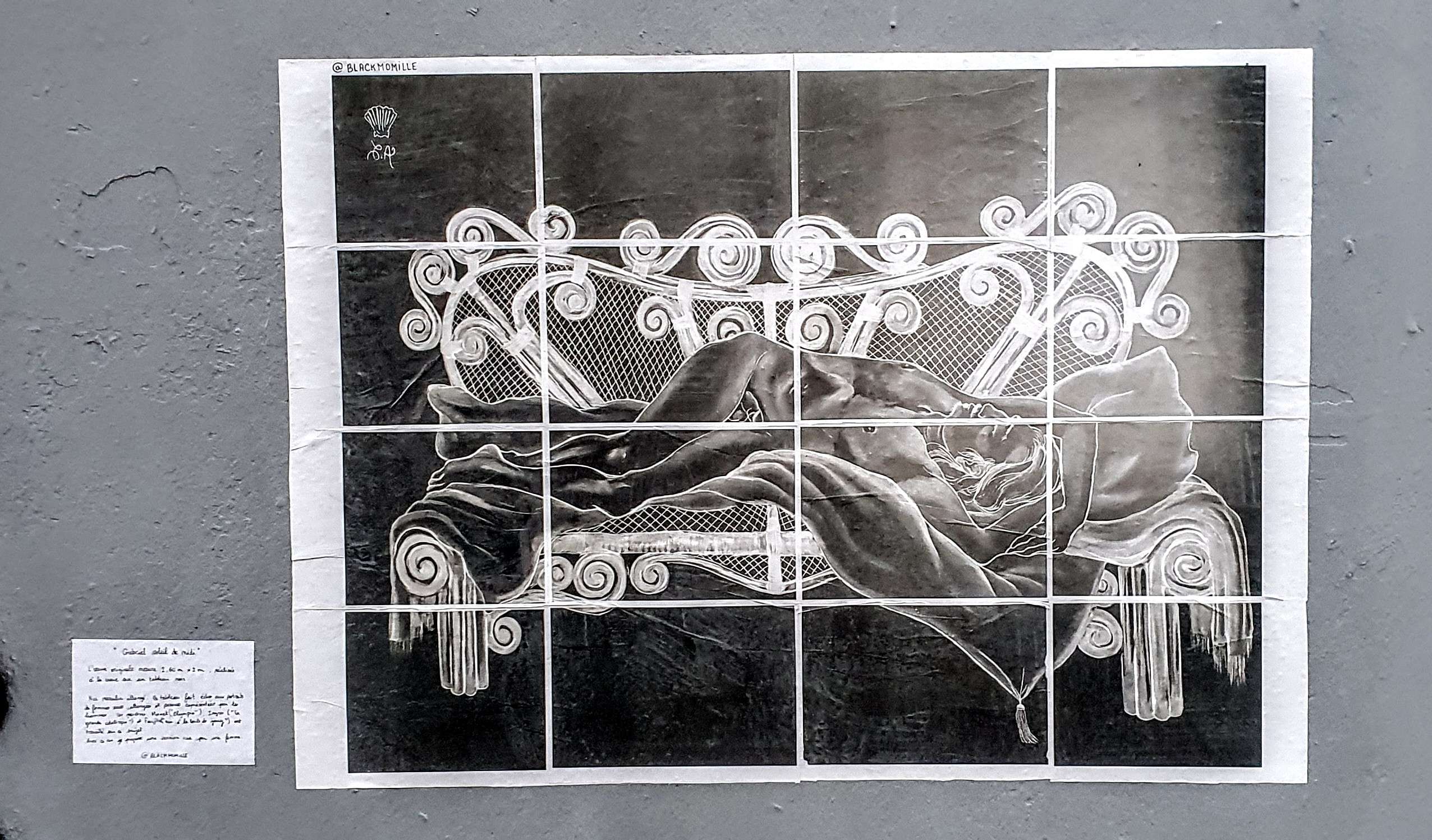 
								Street-art graffiti fresque 
								Blackmomille 
									53 Mont&eacute;e de la Grande-C&ocirc;te
									69001
									Lyon
									France 
									Pat Finder
								Street-Art-Safari.com
								