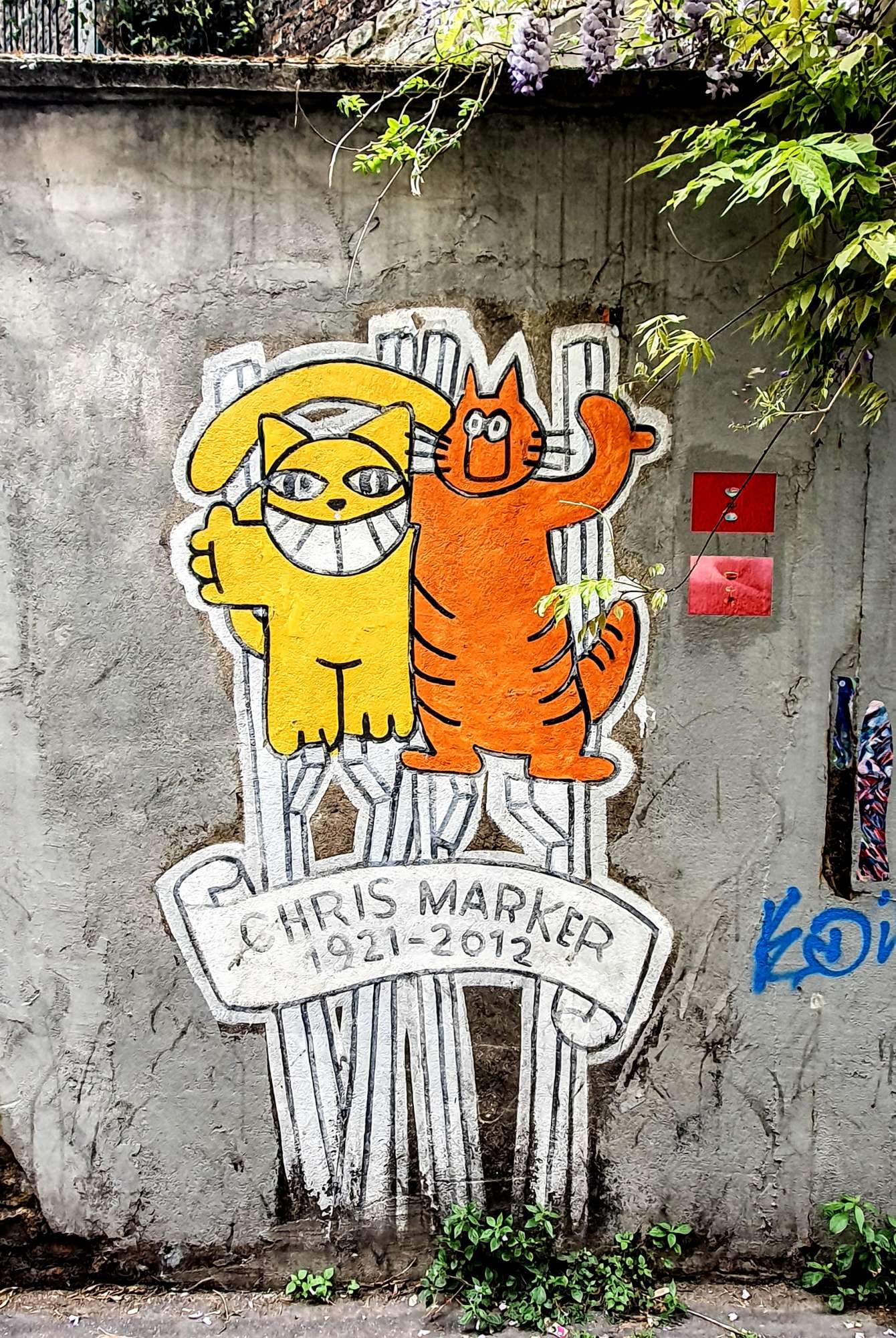 
								Street-art graffiti fresque 
								Mr CHAT 
									4 Rue Courat
									75020
									Paris
									France 
									Pat Finder
								Street-Art-Safari.com
								