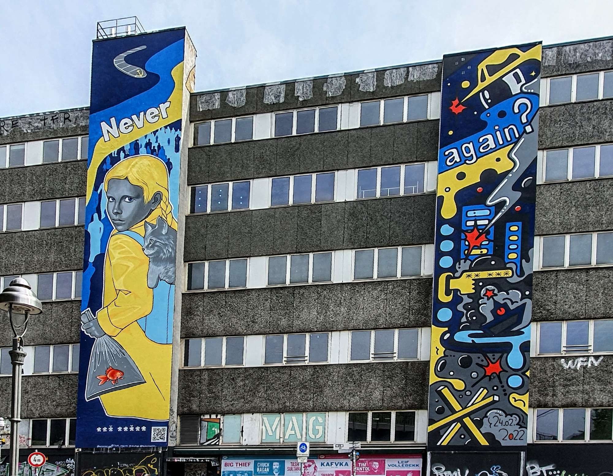 
								Street-art graffiti fresque 
								Fabifab, Olga Sabadin, Somari, Stativa 
									47 Falckensteinstra&szlig;e
									10997
									Berlin
									Germany 
									Pat Finder
								Street-Art-Safari.com
								