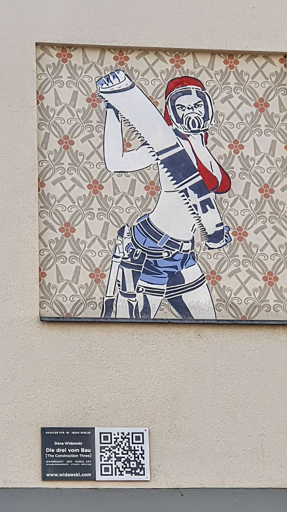 
								Street-art graffiti fresque 
								Dana Widawski 
									17 Revaler Stra&szlig;e
									10245
									Berlin
									Germany 
									Pat Finder
								Street-Art-Safari.com
								