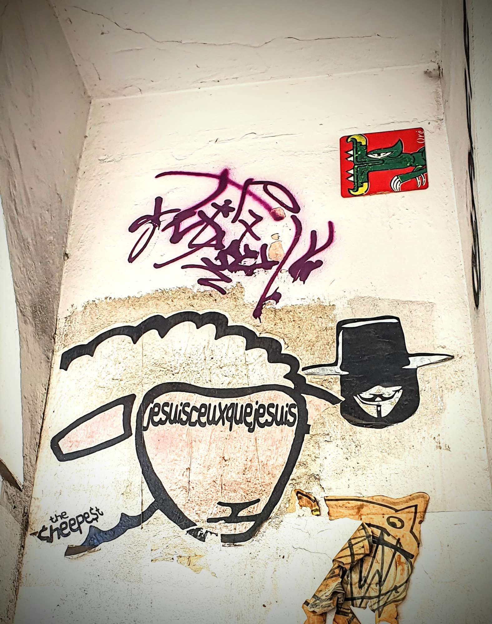 
								Street-art graffiti fresque 
								Or&eacute;, The Sheepest 
									5 Oranienstra&szlig;e
									10997
									Berlin
									Germany 
									Pat Finder
								Street-Art-Safari.com
								