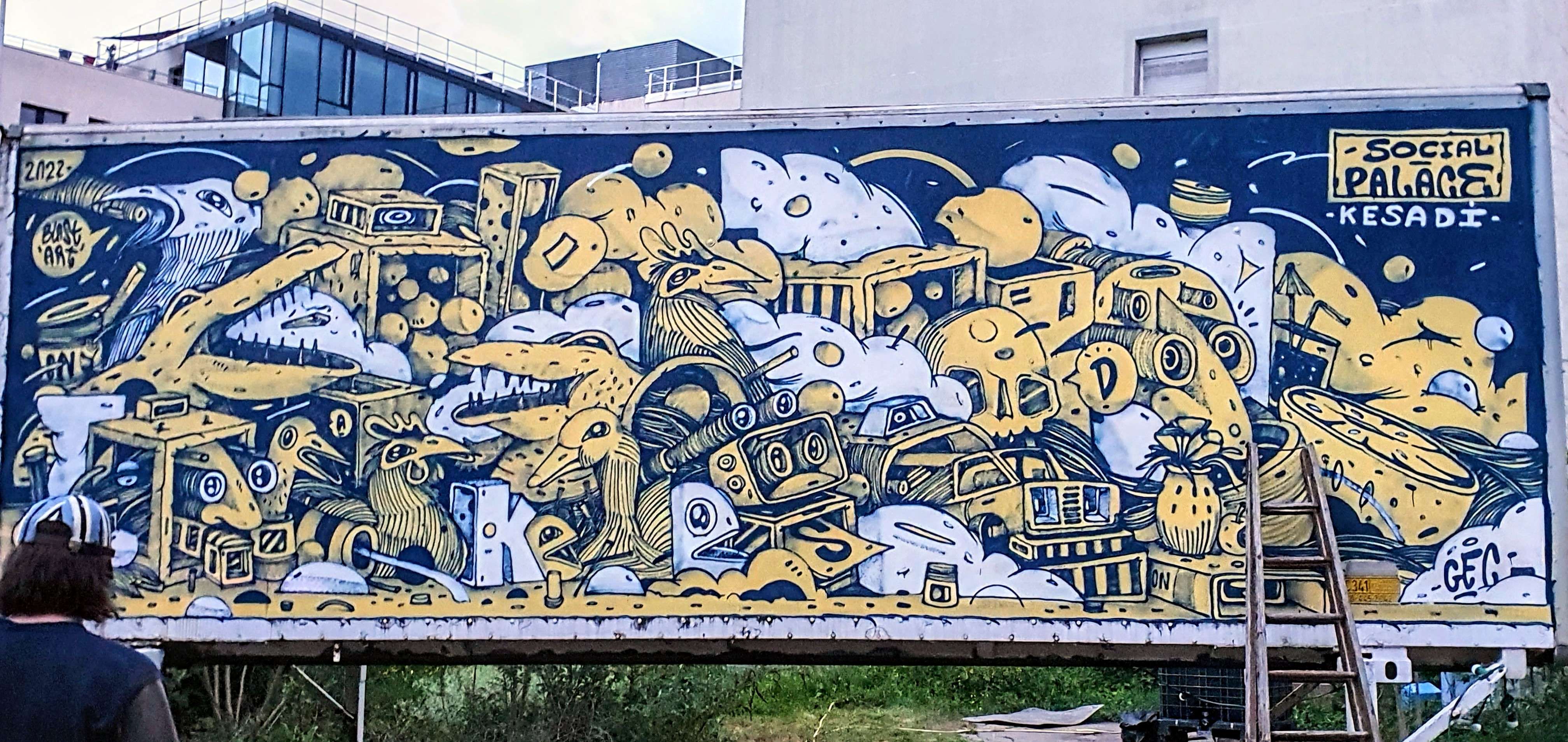 
								Street-art graffiti fresque 
								Kesadi 
									14 Rue Gorge de Loup
									69009
									Lyon
									France 
									Pat Finder
								Street-Art-Safari.com
								