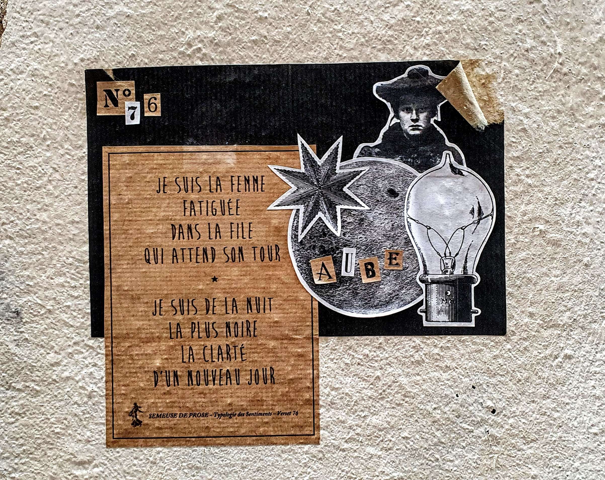 
								Street-art graffiti fresque 
								Seumeuse de prose 
									21 Rue des Capucins
									69001
									Lyon
									France 
									Pat Finder
								Street-Art-Safari.com
								