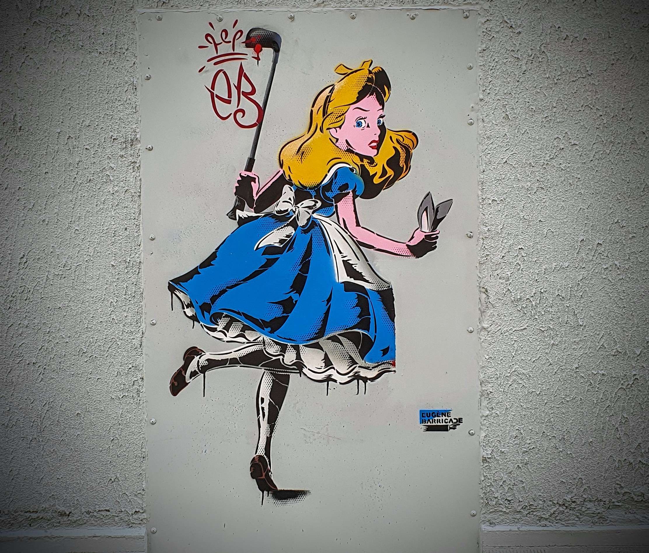 
								Street-art graffiti fresque 
								Eug&egrave;ne BARRICADE 
									7 Rue Genissieu
									38000
									Grenoble
									France 
									Pat Finder
								Street-Art-Safari.com
								