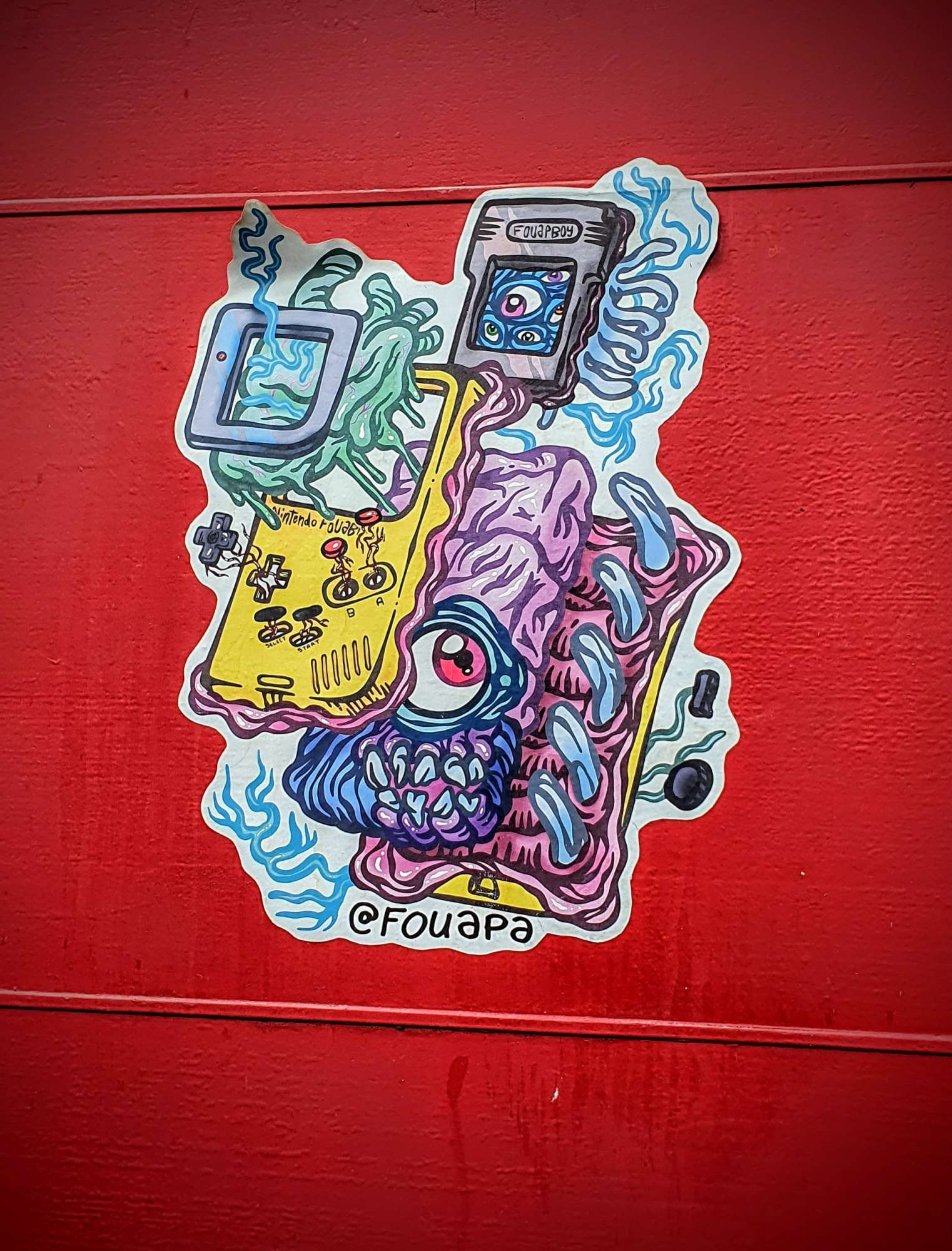 
								Street-art graffiti fresque 
								Fouapa 
									26 Cours Albert Thomas
									69008
									Lyon
									France 
									Pat Finder
								Street-Art-Safari.com
								