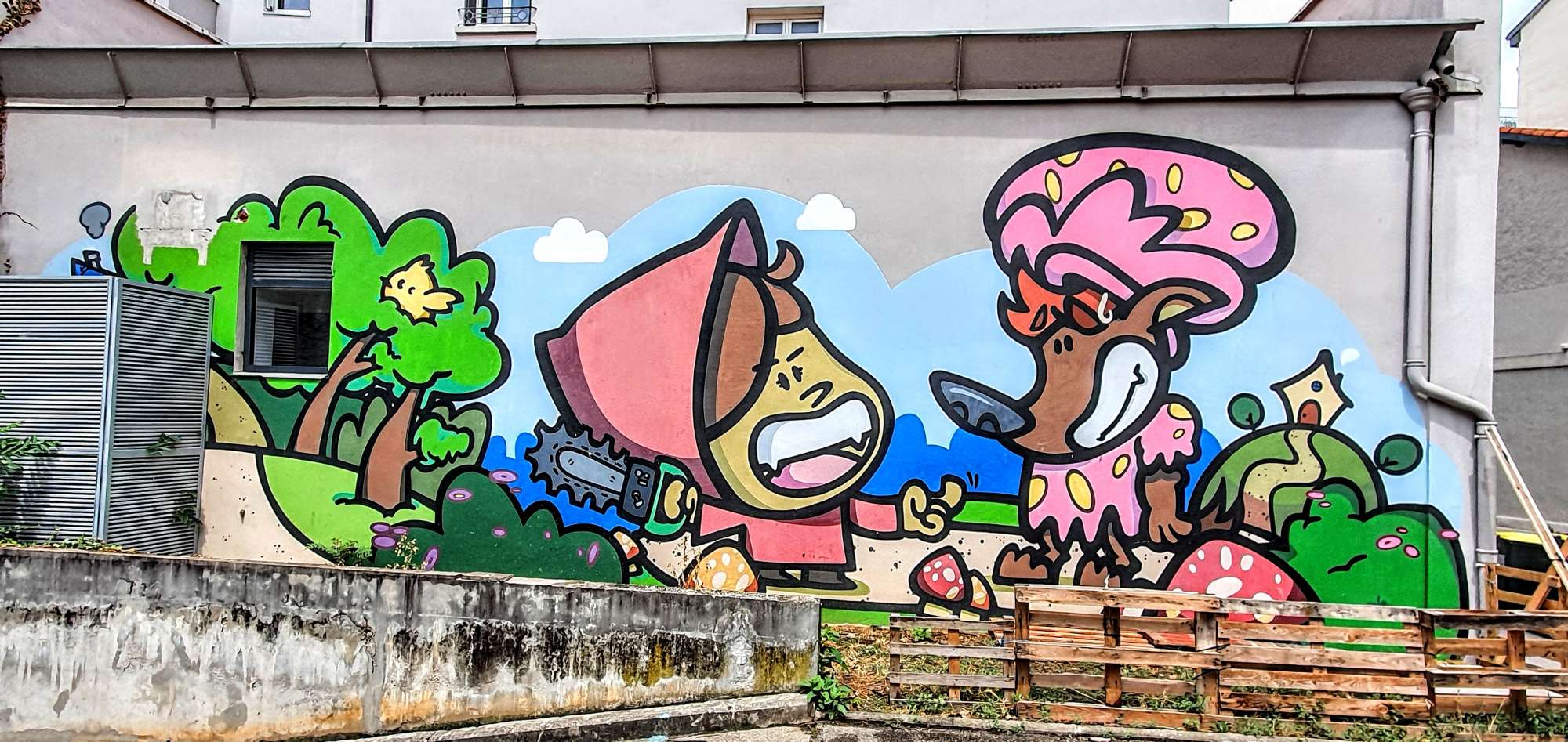 
								Street-art graffiti fresque 
								La Coulure 
									2bis Rue Henri Pensier
									69008
									Lyon
									France 
									Pat Finder
								Street-Art-Safari.com
								