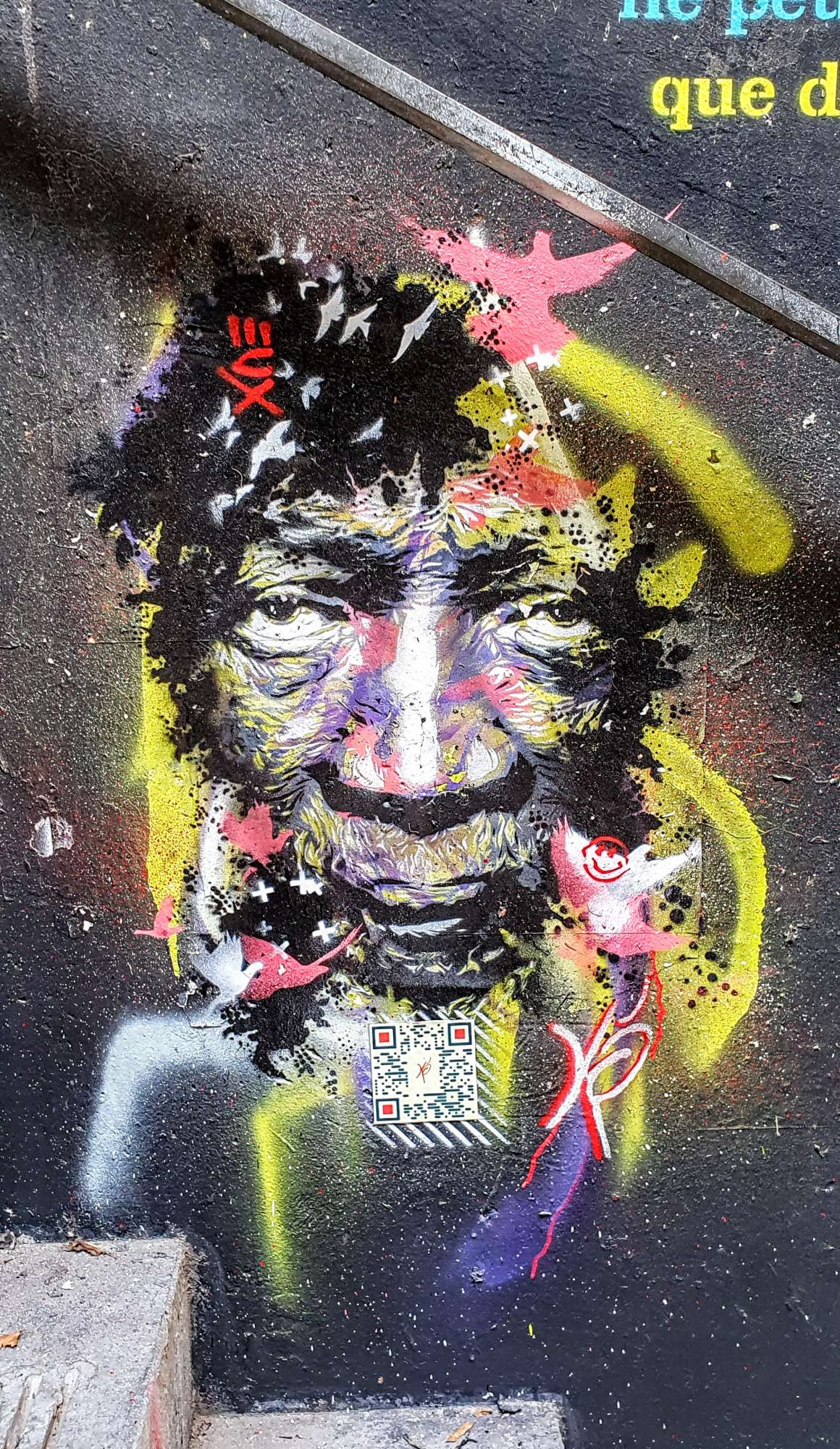 
								Street-art graffiti fresque 
								Ko 
									20 Boulevard du G&eacute;n&eacute;ral d'Arm&eacute;e Jean Simon
									75013
									Paris
									France 
									Pat Finder
								Street-Art-Safari.com
								