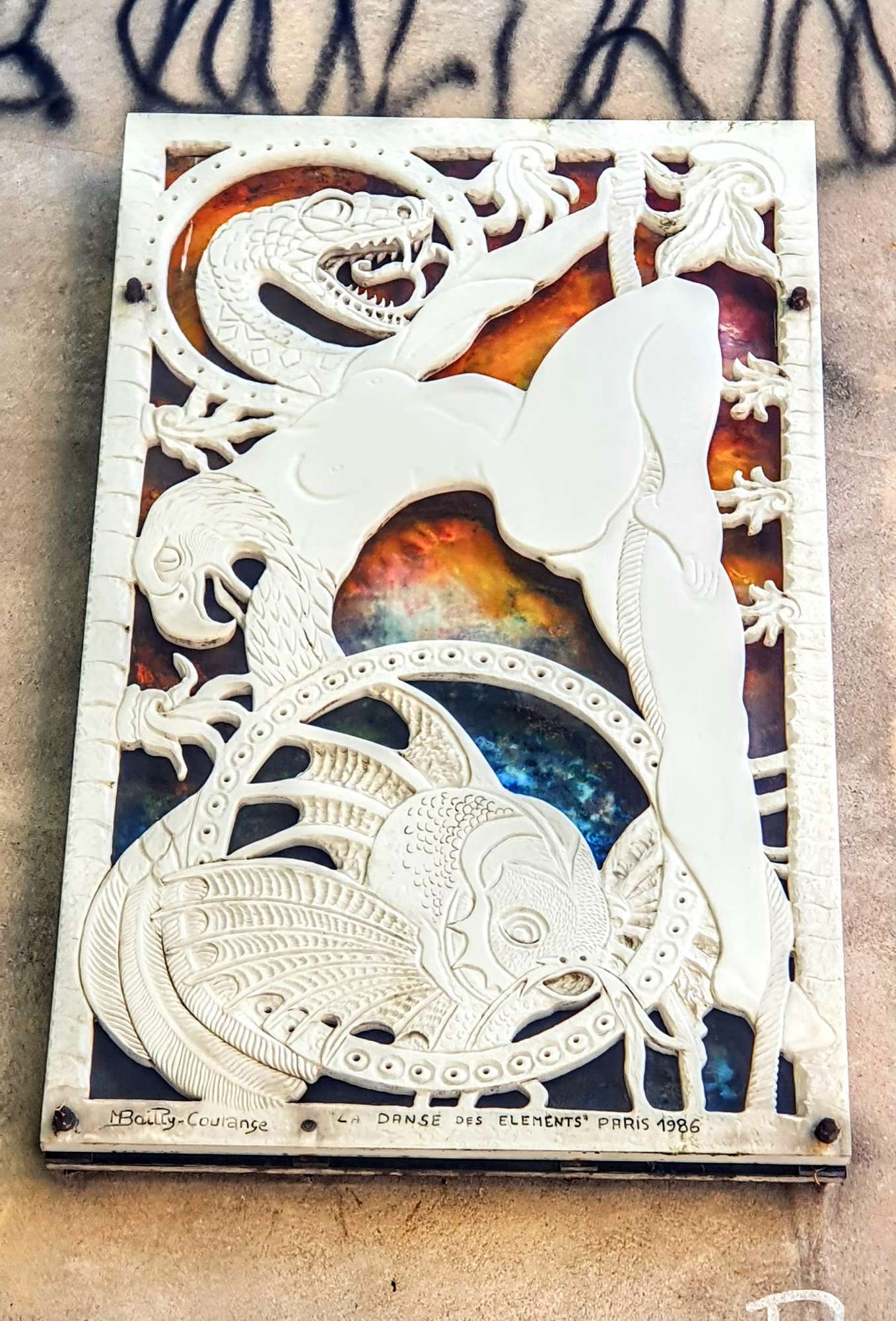 
								Street-art graffiti fresque 
								Mireille Bailly-Coulange 
									3 Passage du Moulin des Pr&eacute;s
									75013
									Paris
									France 
									Pat Finder
								Street-Art-Safari.com
								