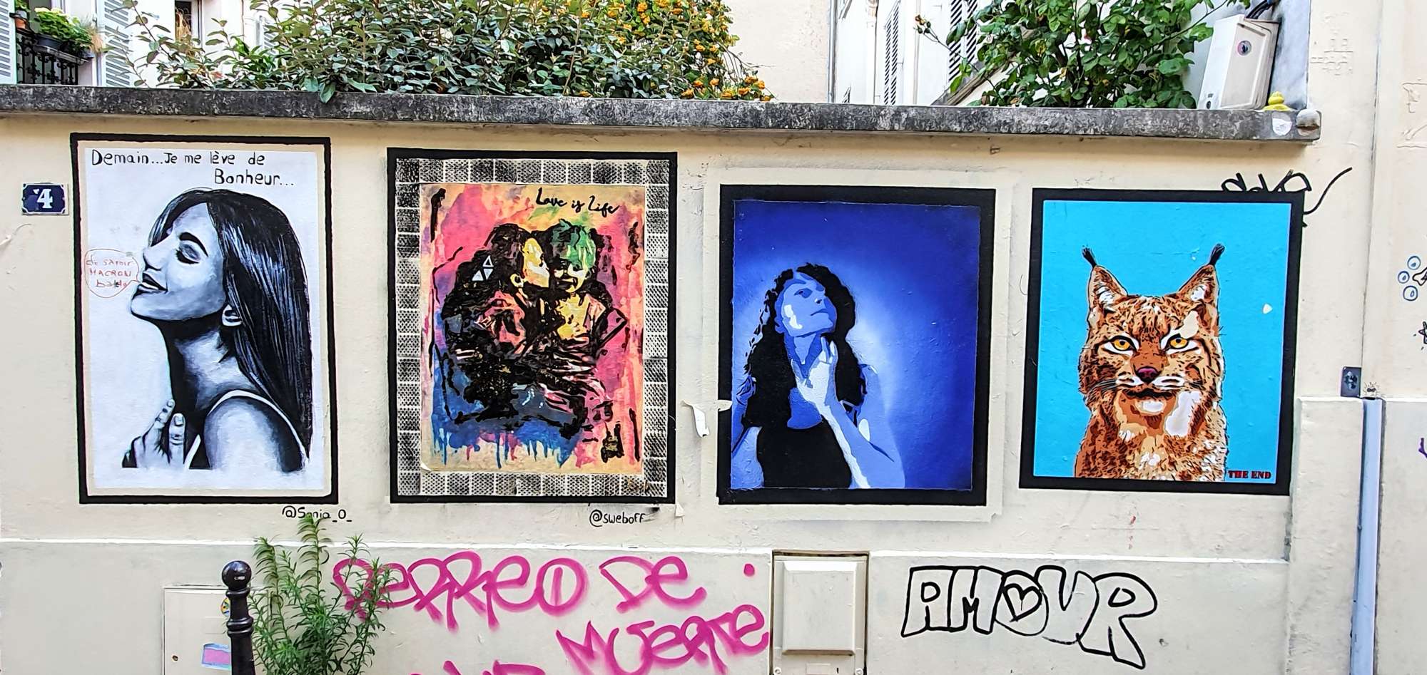 
								Street-art graffiti fresque 
								Sonia O, SWeb, The End Of  Animals 
									4 Passage Boiton
									75013
									Paris
									France 
									Pat Finder
								Street-Art-Safari.com
								