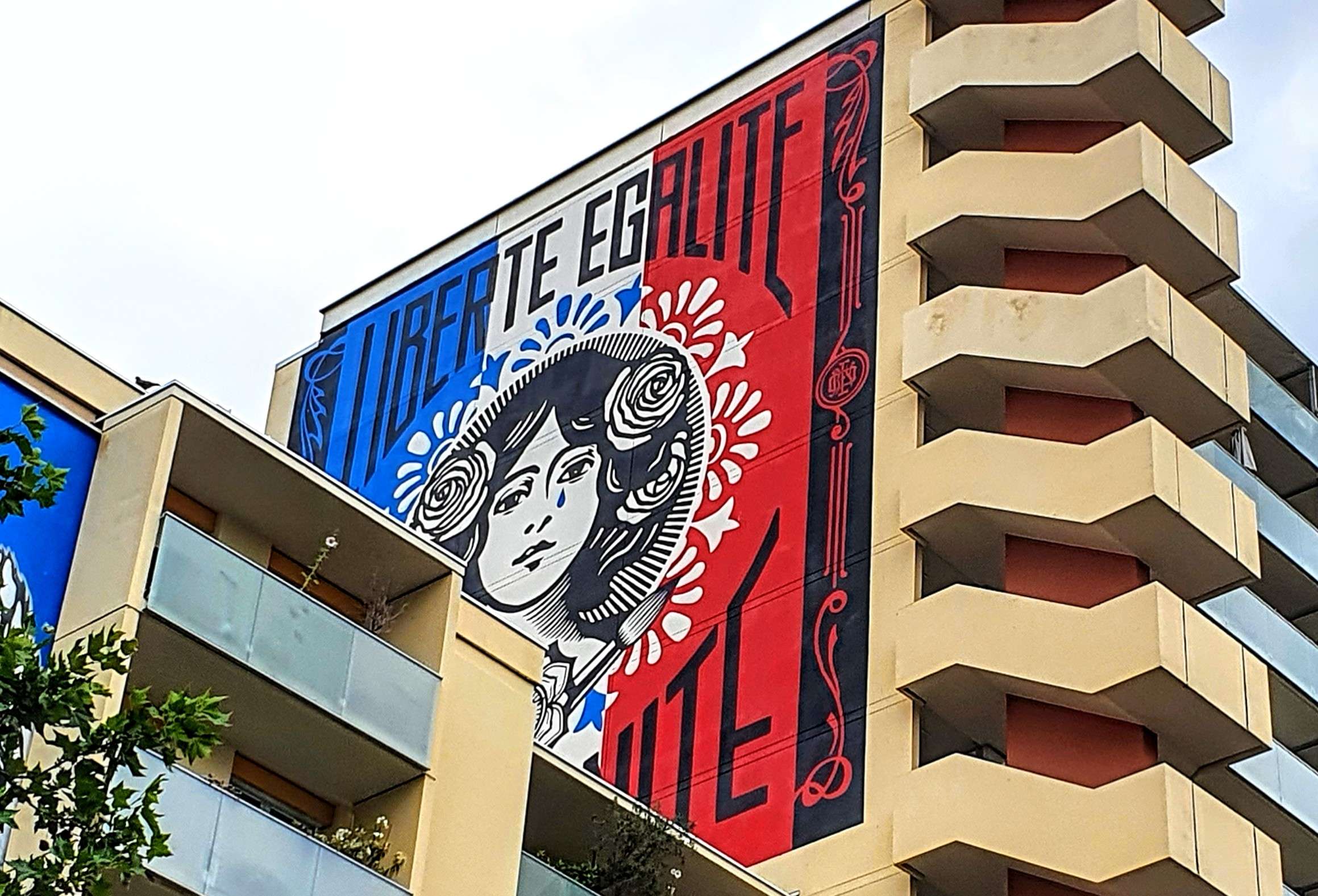 
								Street-art graffiti fresque 
								Shepard Fairey 
									145 Boulevard Vincent Auriol
									75013
									Paris
									France 
									Pat Finder
								Street-Art-Safari.com
								