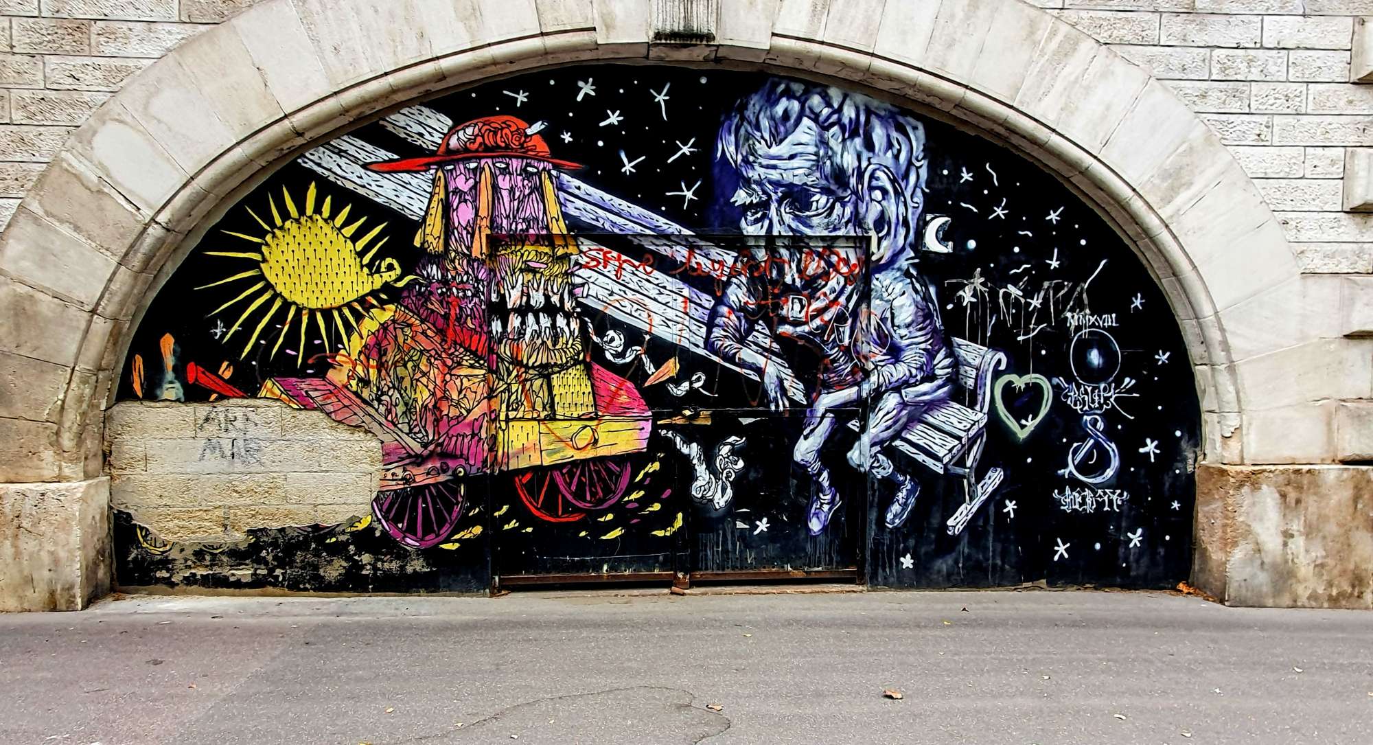 
								Street-art graffiti fresque 
								 
									155 Boulevard Vincent Auriol
									75013
									Paris
									France 
									Pat Finder
								Street-Art-Safari.com
								