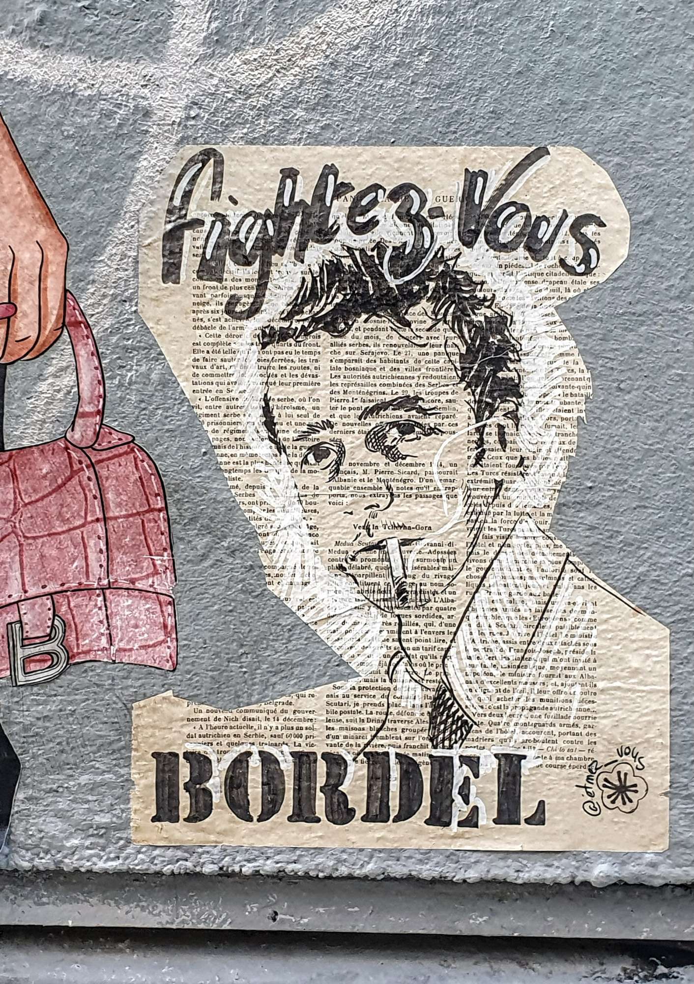 
								Street-art graffiti fresque 
								M&vous BORDEL 
									53 Mont&eacute;e de la Grande-C&ocirc;te
									69001
									Lyon
									France 
									Pat Finder
								Street-Art-Safari.com
								