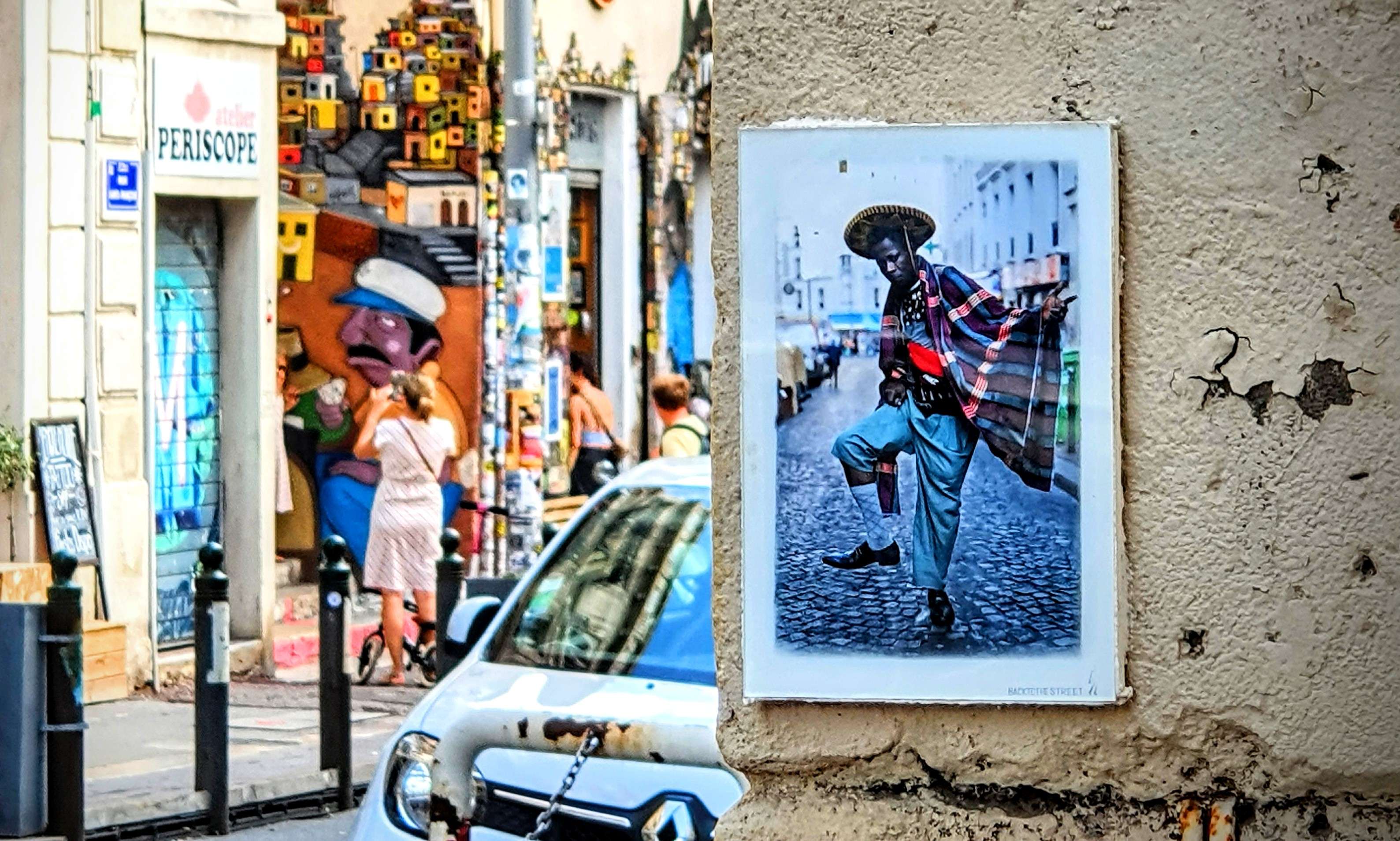 
								Street-art graffiti fresque 
								BackToTheStreet 
									40 Rue Sainte-Fran&ccedil;oise
									13002
									Marseille
									France 
									Pat Finder
								Street-Art-Safari.com
								