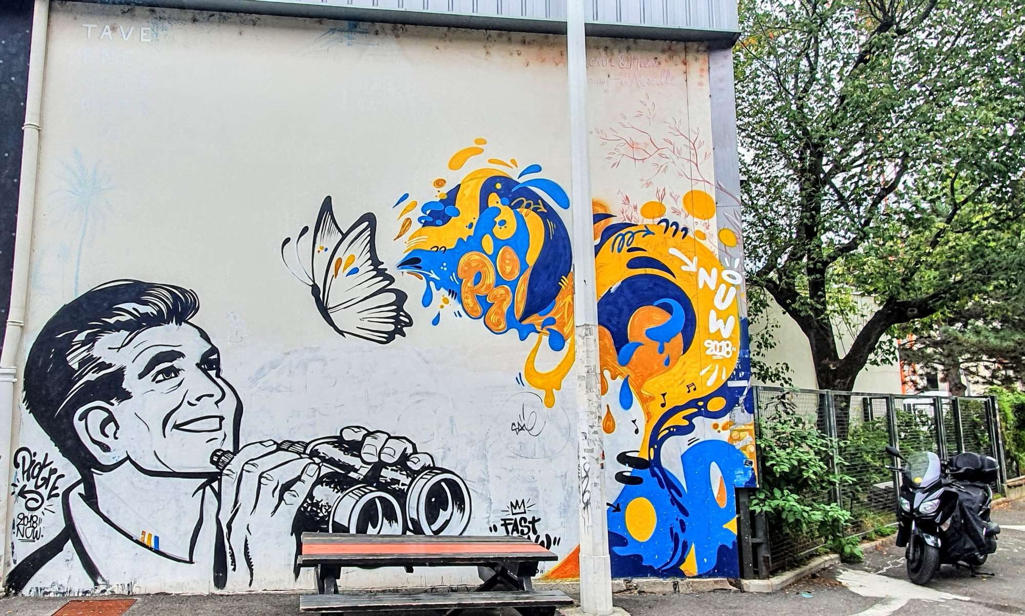 
								Street-art graffiti fresque 
								 
									310 Avenue Jean Jaur&egrave;s
									69007
									Lyon
									France 
									Pat Finder
								Street-Art-Safari.com
								