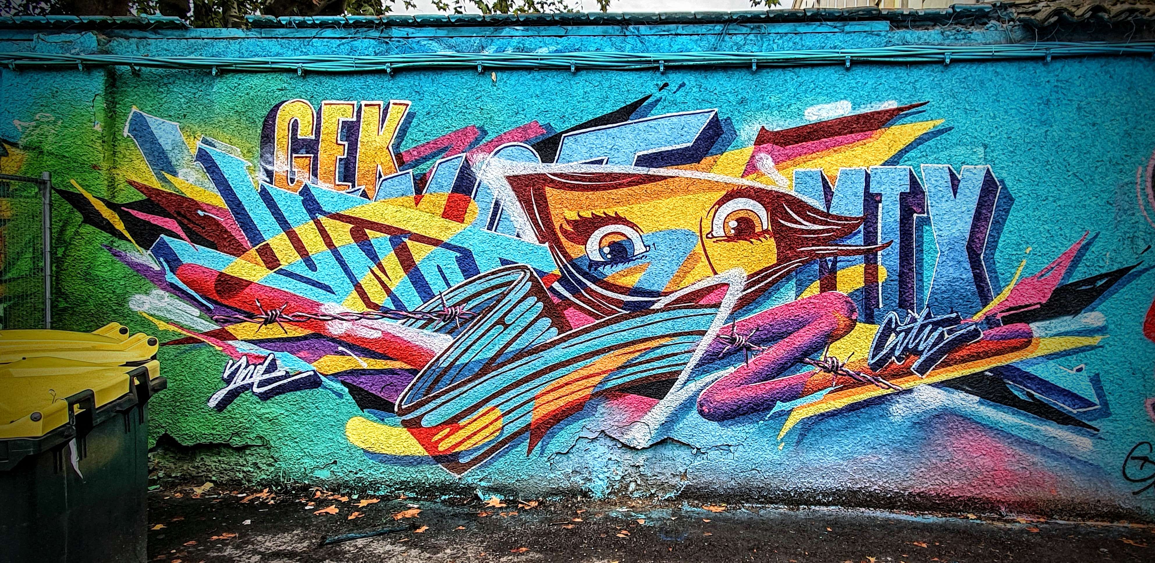 
								Street-art graffiti fresque 
								YNot 
									6 Rue L&eacute;on Chomel
									69100
									Villeurbanne
									France 
									Pat Finder
								Street-Art-Safari.com
								