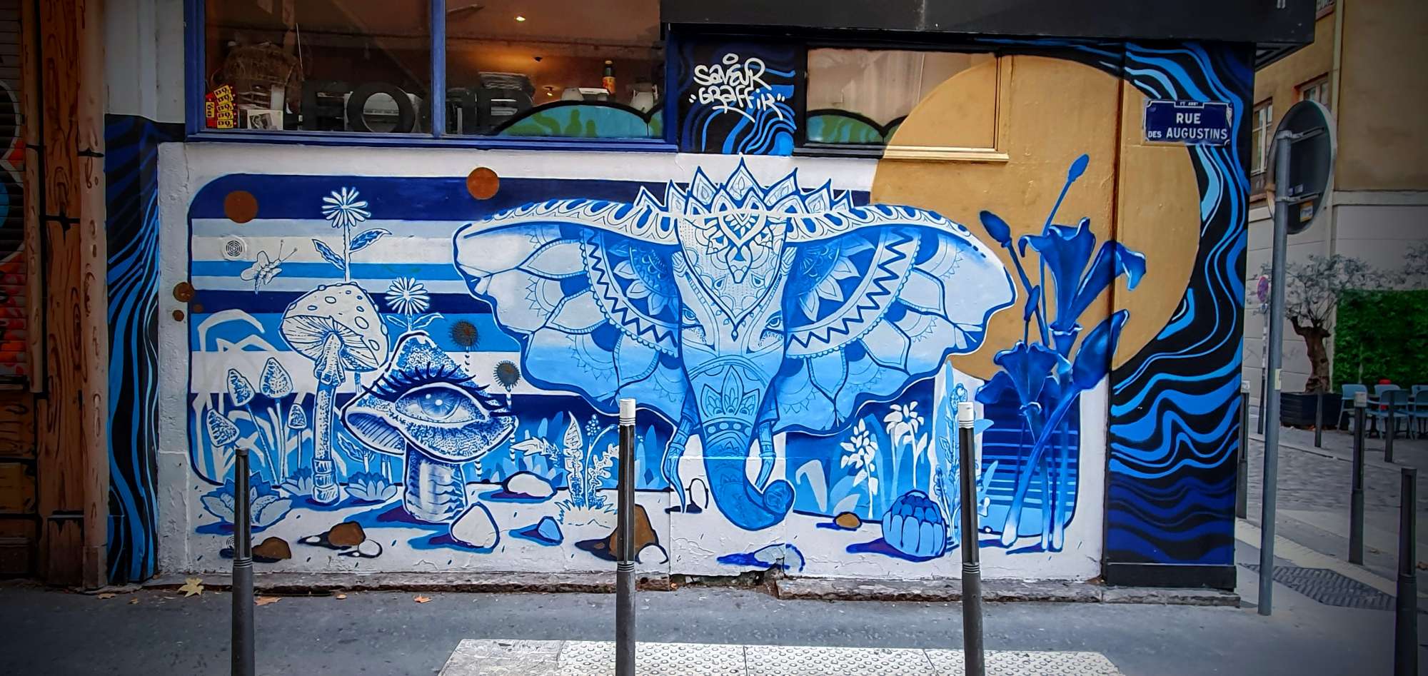 
								Street-art graffiti fresque 
								Saveur Graffik 
									19 Rue Hippolyte Flandrin
									69001
									Lyon
									France 
									Pat Finder
								Street-Art-Safari.com
								