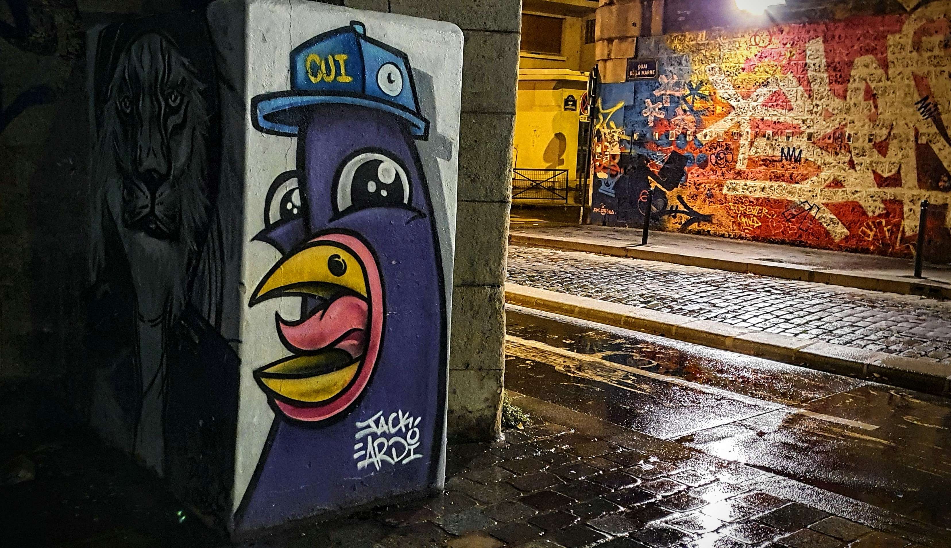 
								Street-art graffiti fresque 
								Jack Ardi 
									38bis Quai de la Marne
									75019
									Paris
									France 
									Pat Finder
								Street-Art-Safari.com
								